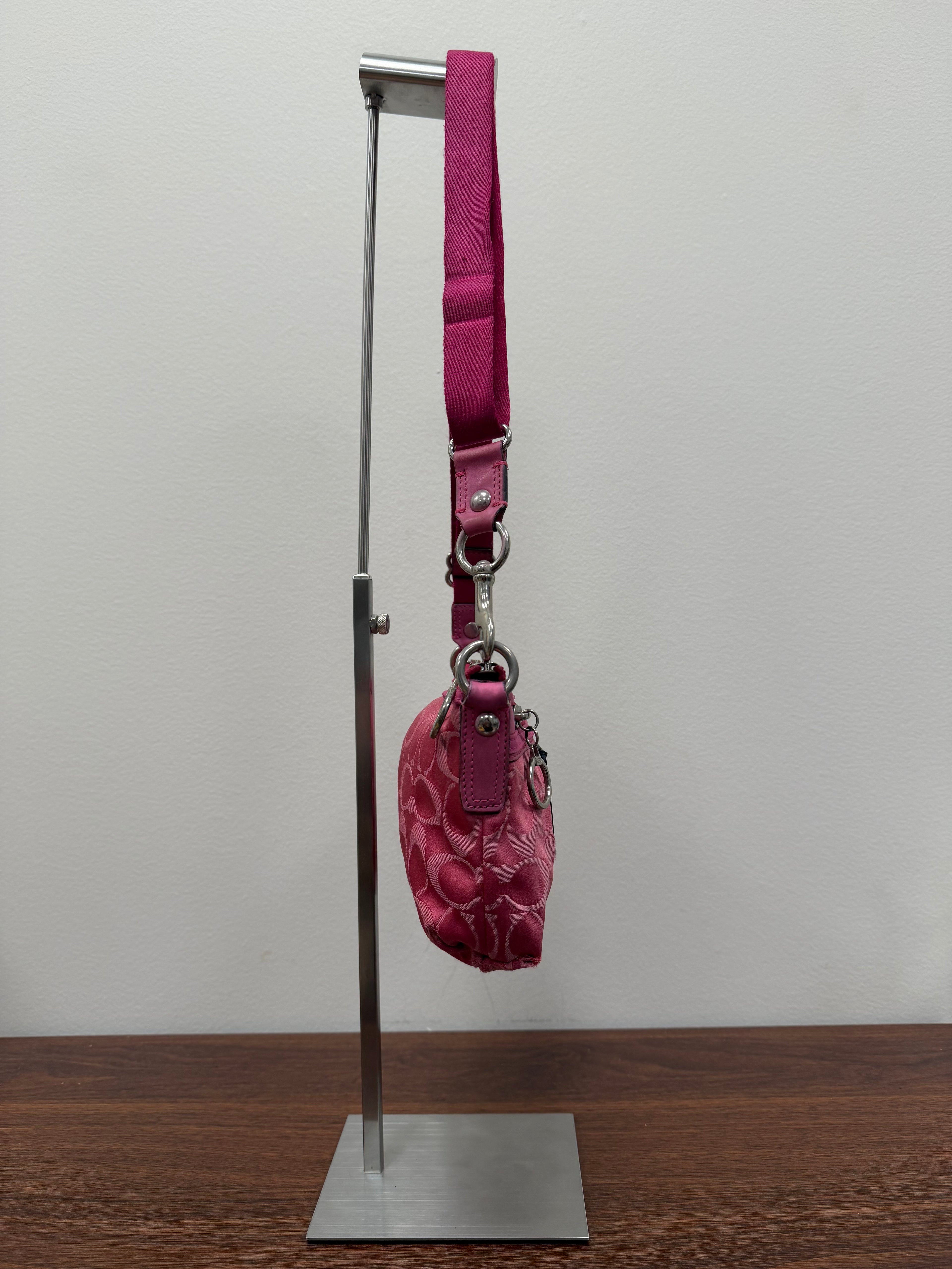 Coach Vintage pink signature small crossbody