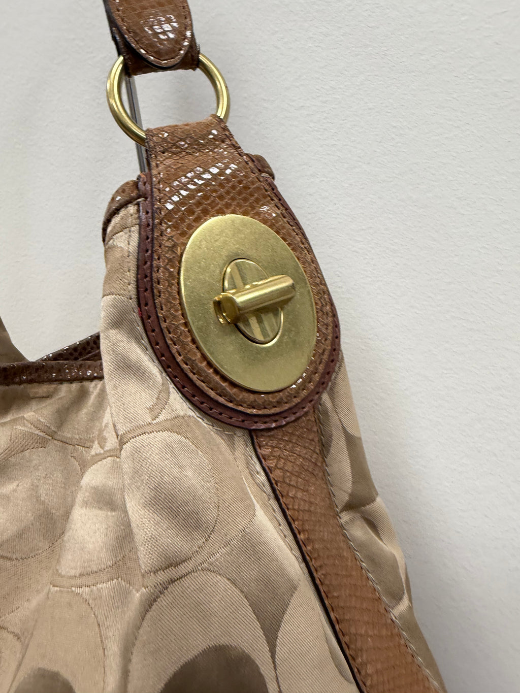 Coach Vintage signature Zoe hobo bag