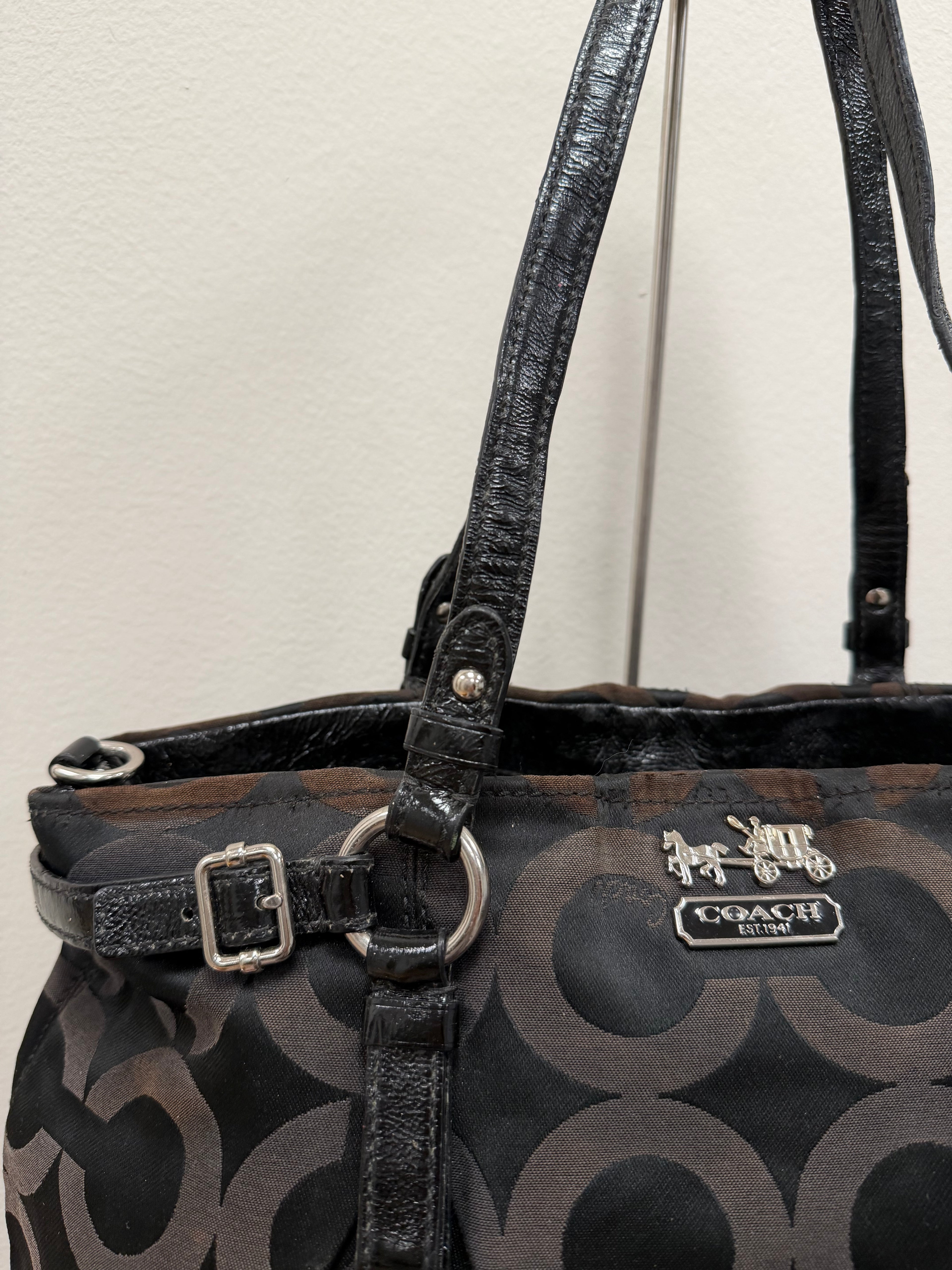 Coach Vintage signature Sabrina style satchel