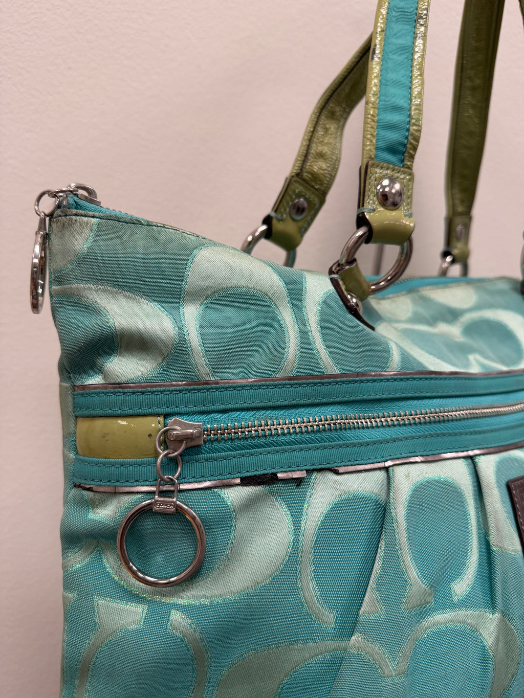 Coach Vintage Poppy signature tote bag