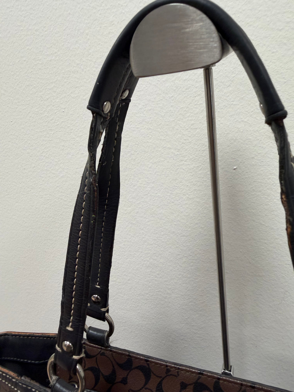 Coach Vintage signature stripe tote bag