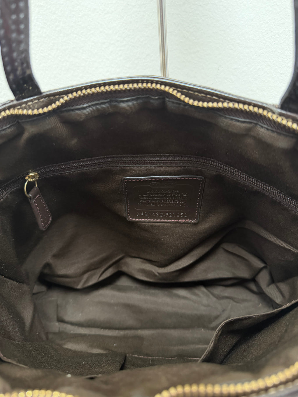 Coach Vintage signature stripe tote bag