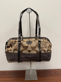 Coach Vintage monogram signature boston barrel bag