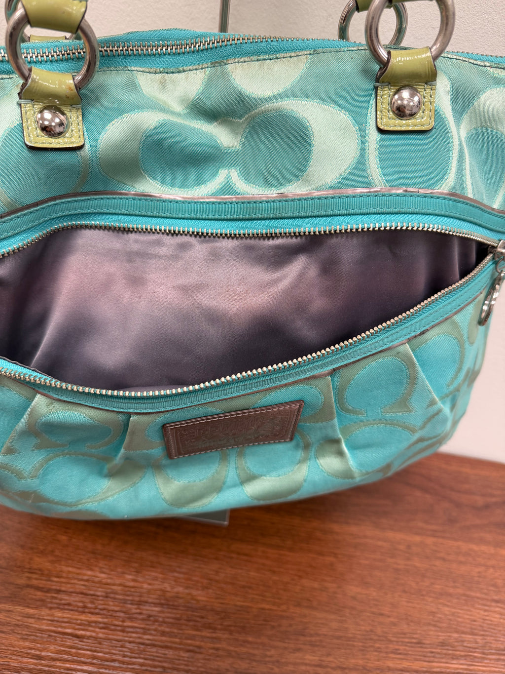 Coach Vintage Poppy signature tote bag