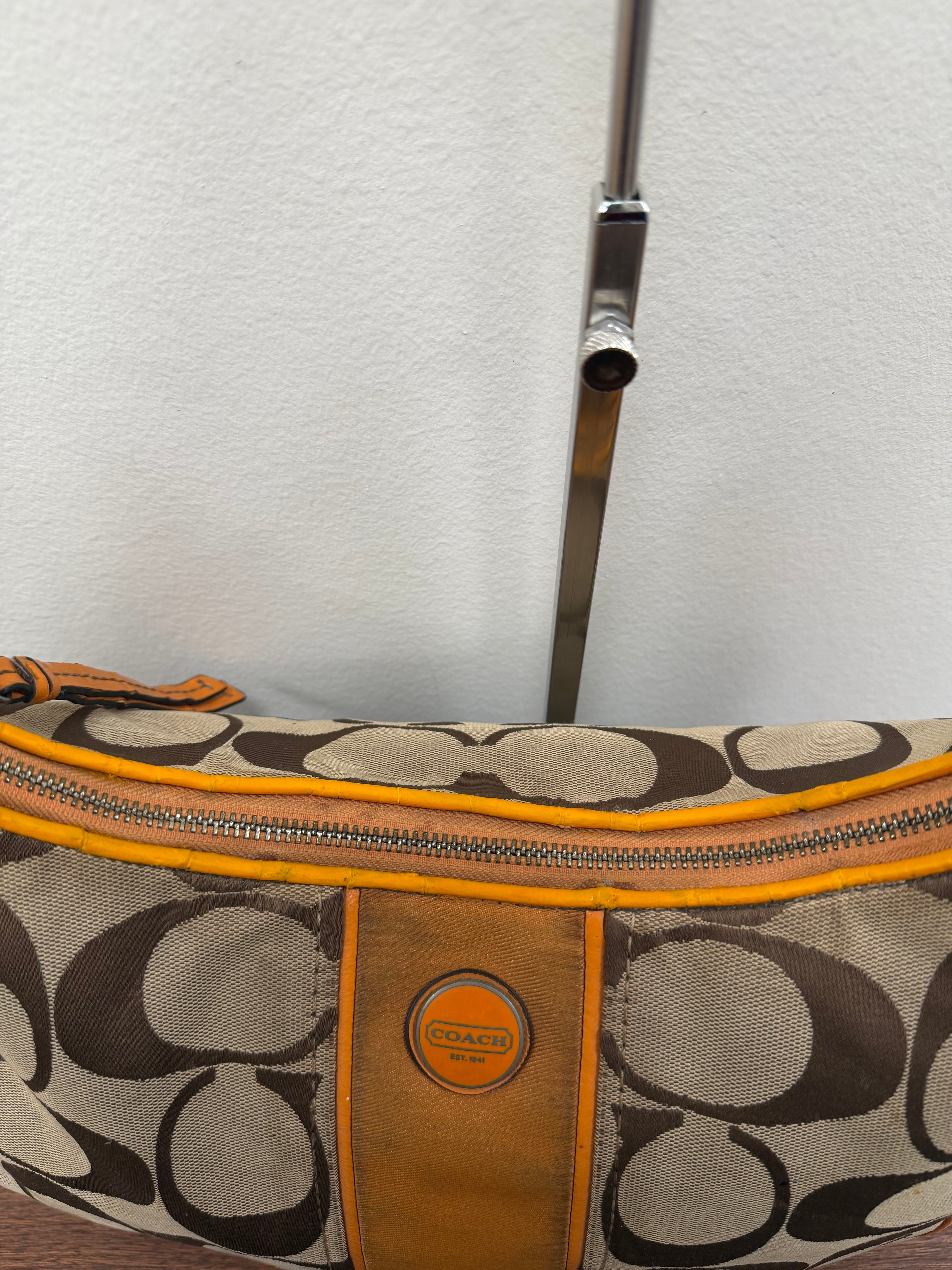 Coach Vintage signature hobo shoulder bag