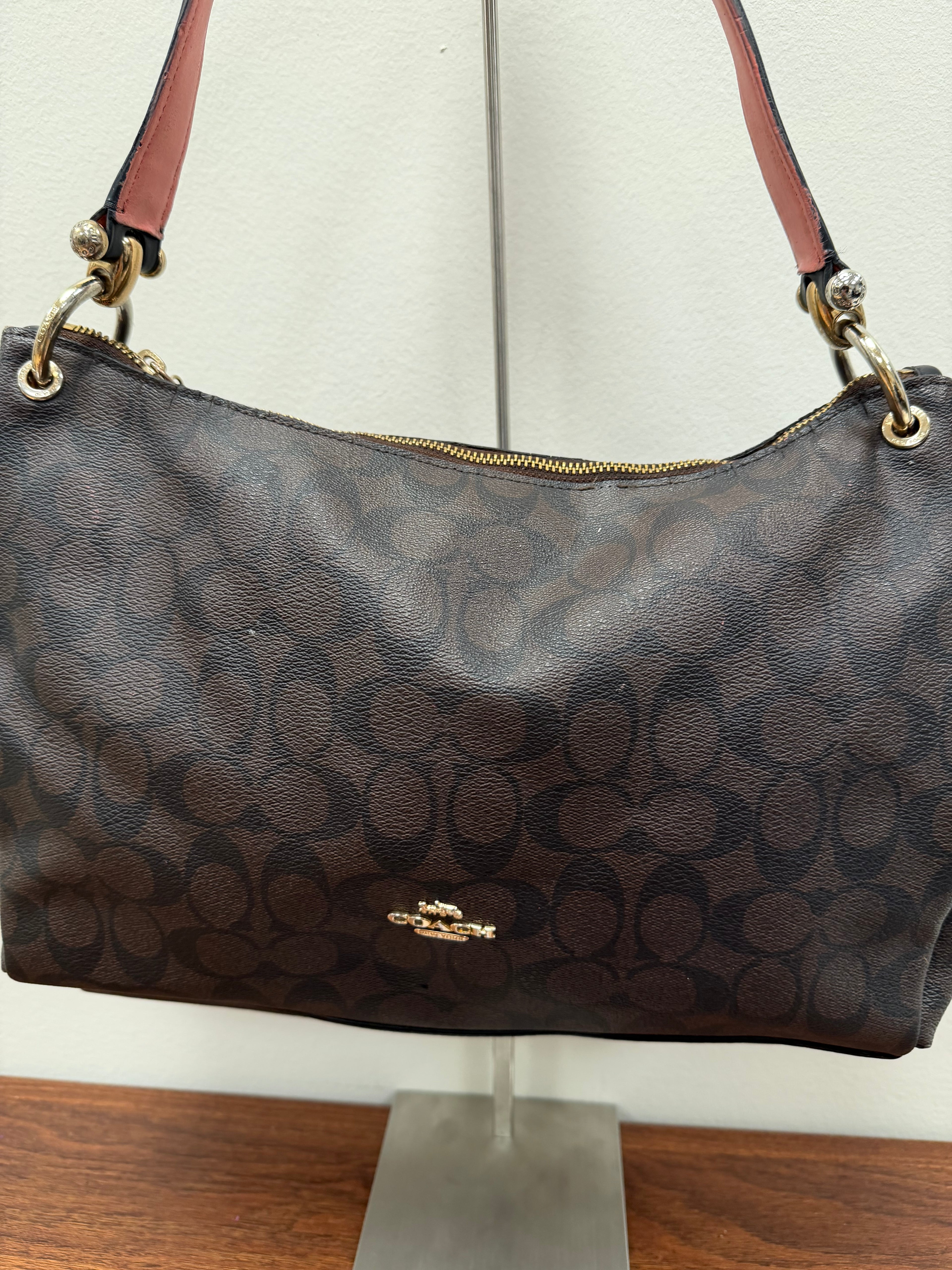 Coach Vintage signature brown shoulder bag