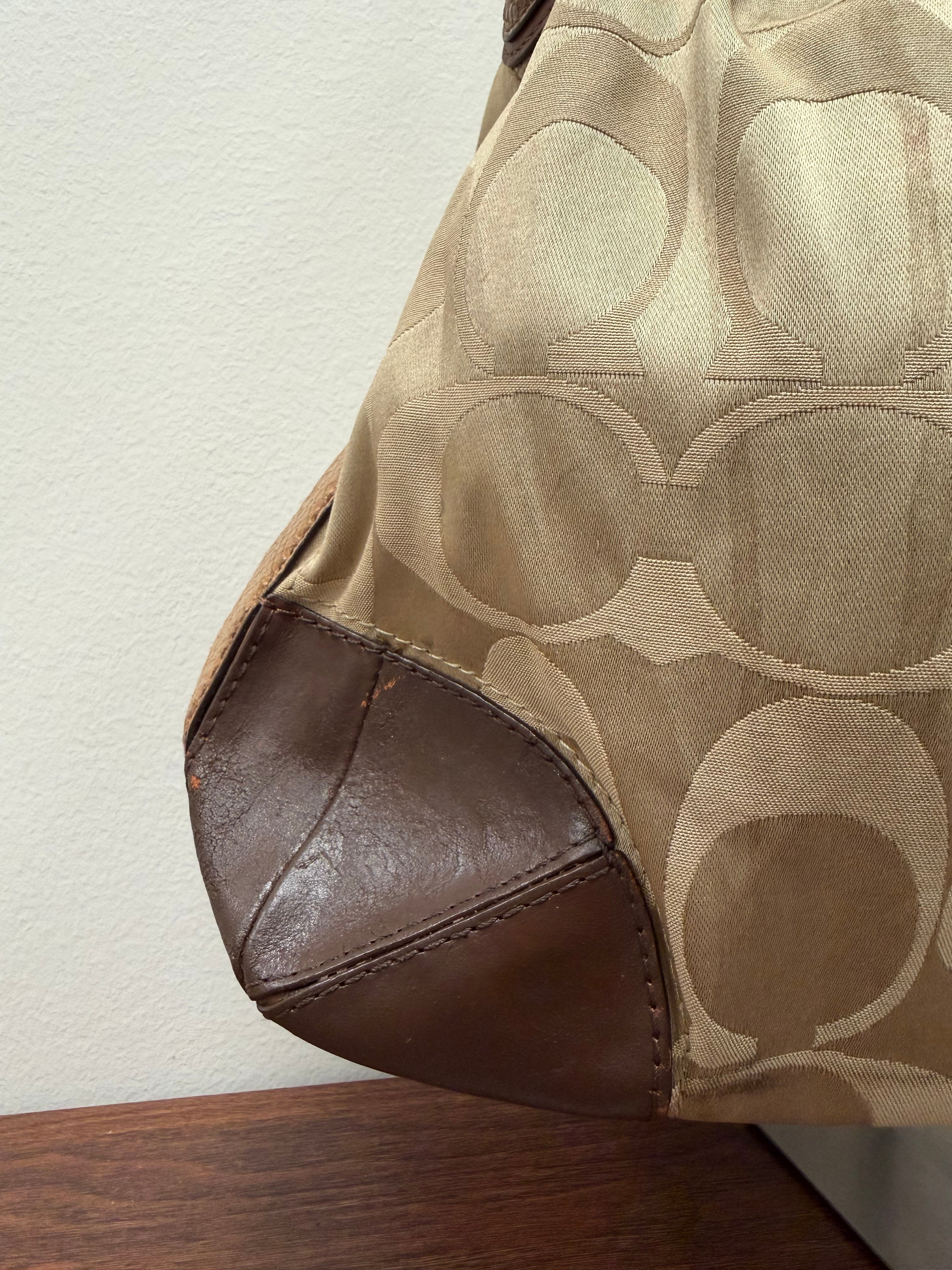 Coach Vintage signature Zoe hobo bag