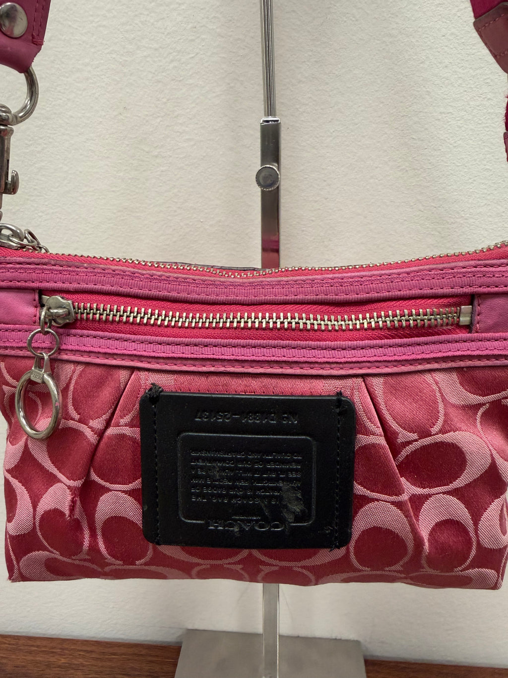 Coach Vintage pink signature small crossbody
