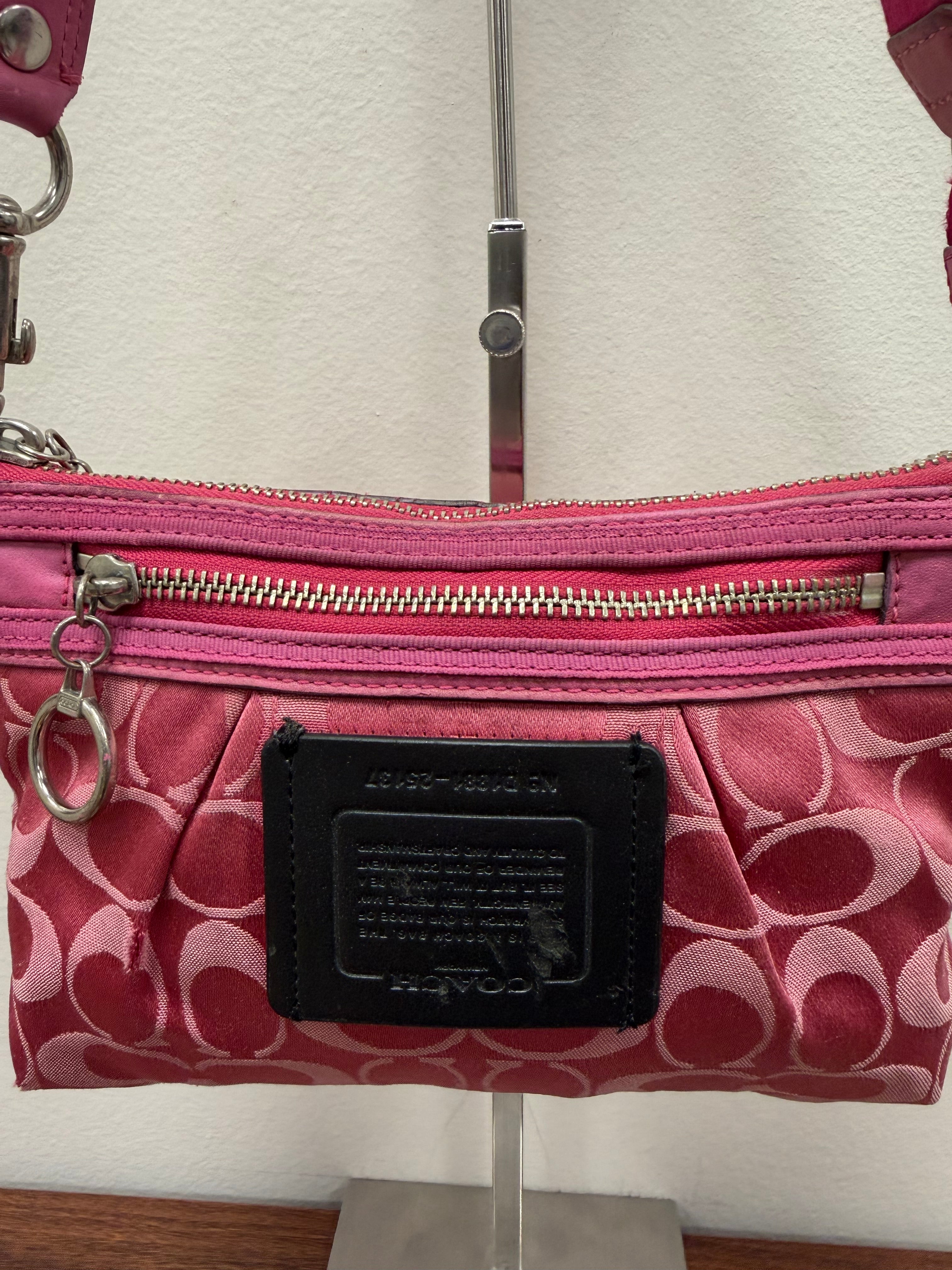 Coach Vintage pink signature small crossbody