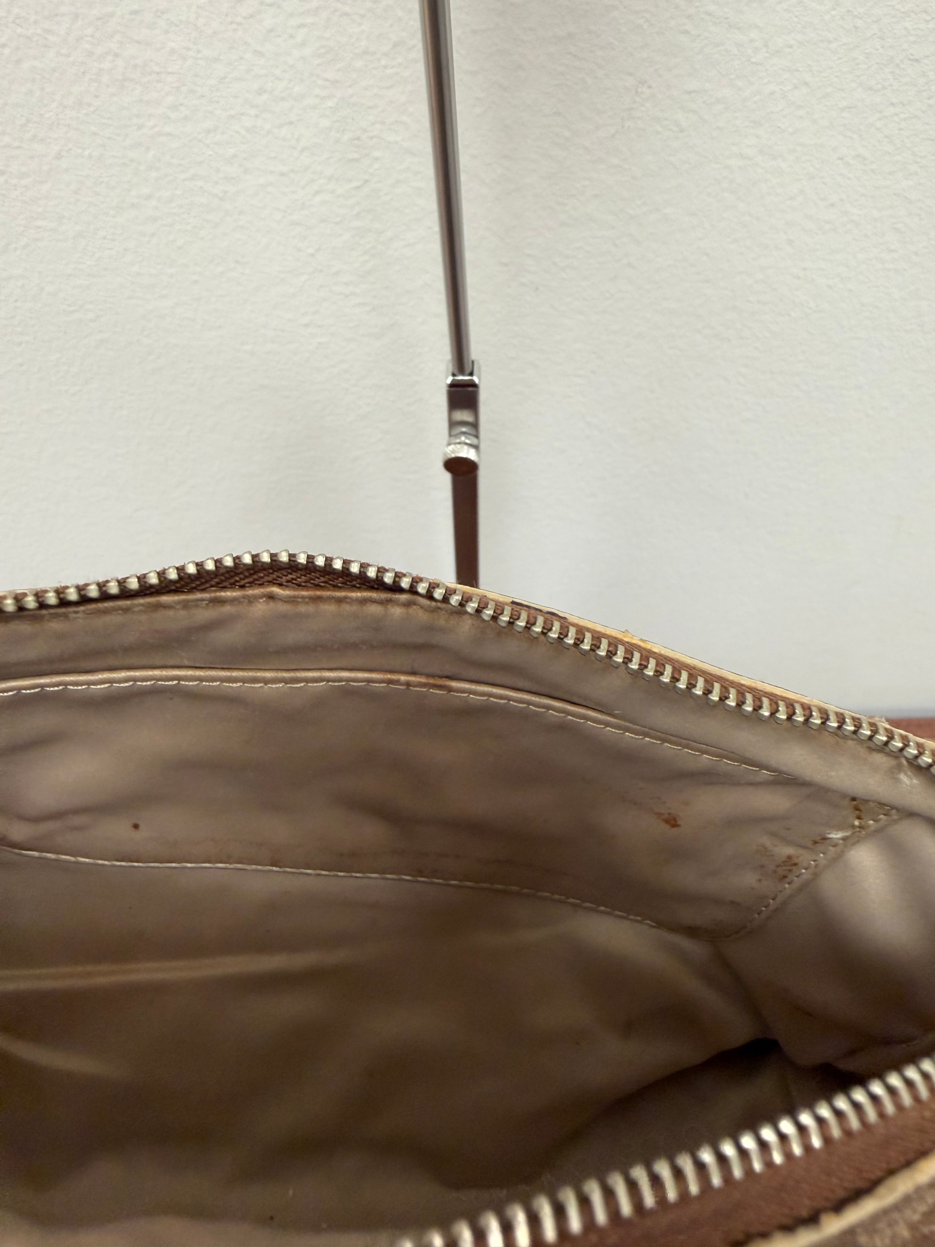 Coach Vintage signature small barrel bag