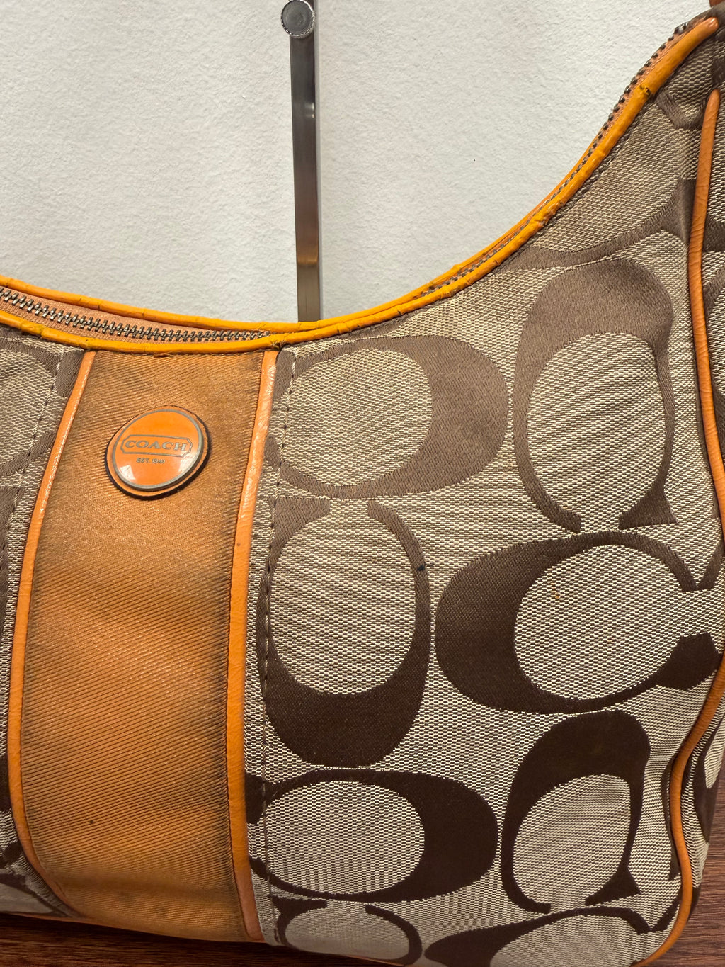 Coach Vintage signature hobo shoulder bag