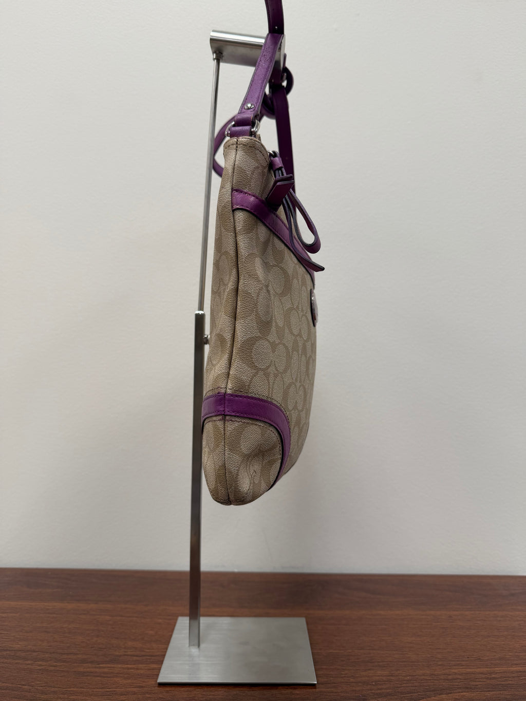 Coach Vintage signature stripe crossbody bag