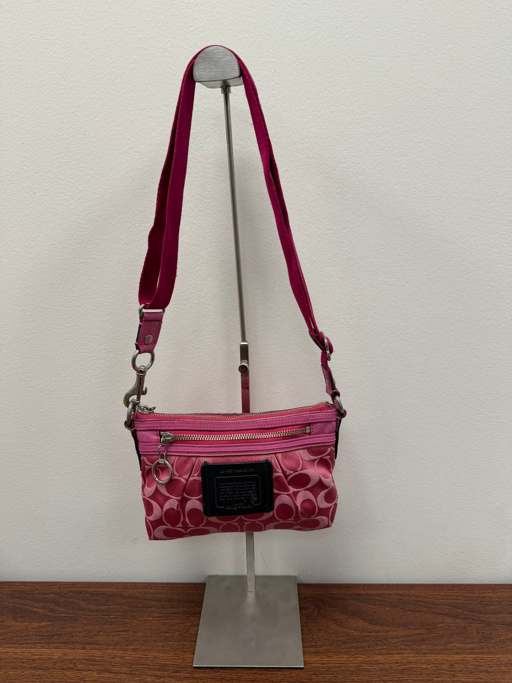 Coach Vintage pink signature small crossbody