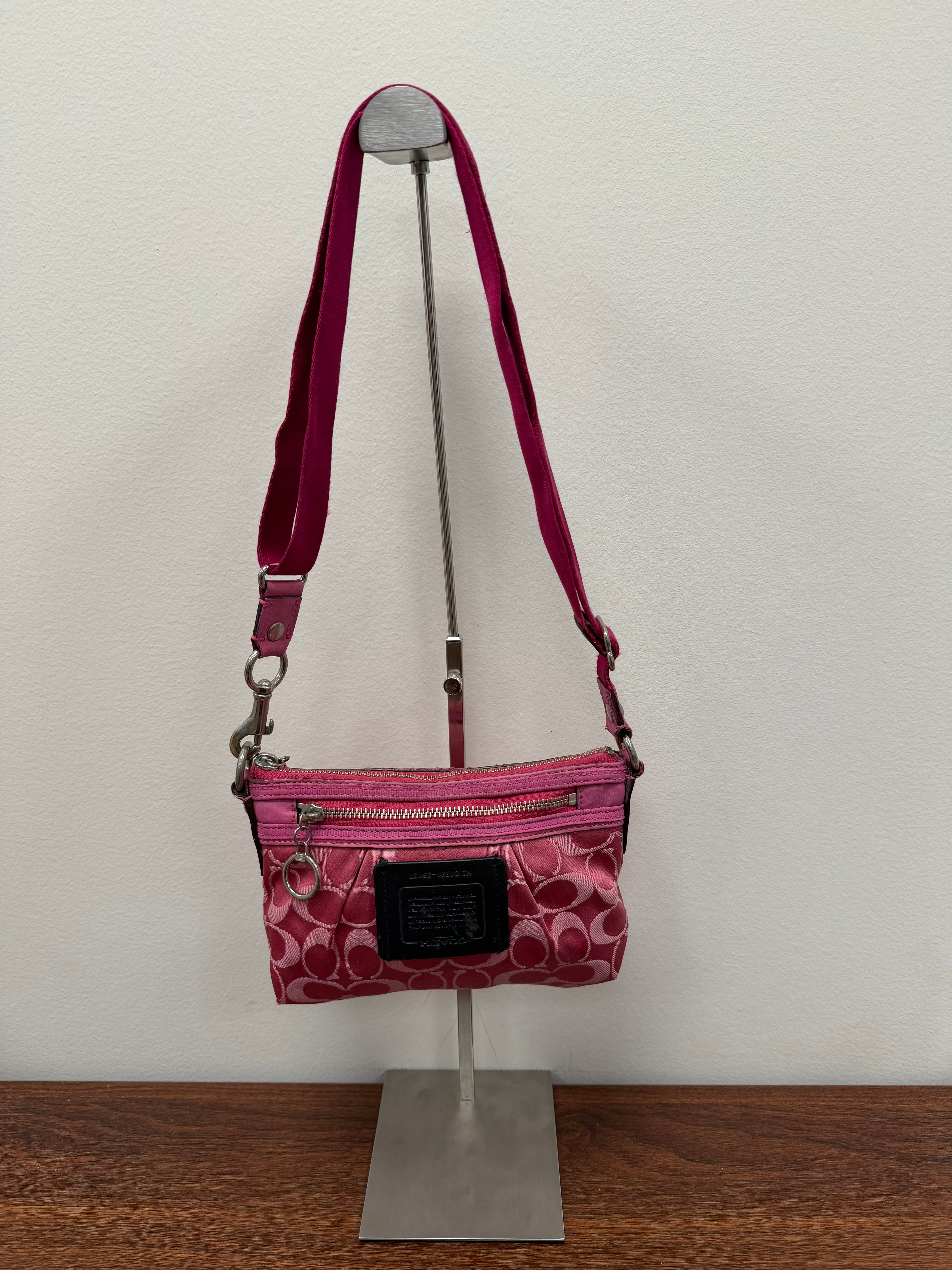 Coach Vintage pink signature small crossbody