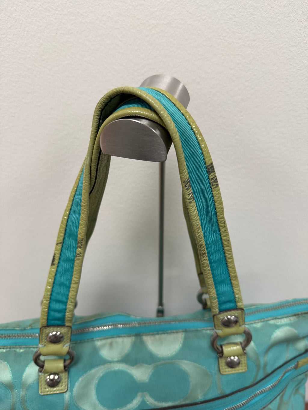 Coach Vintage Poppy signature tote bag