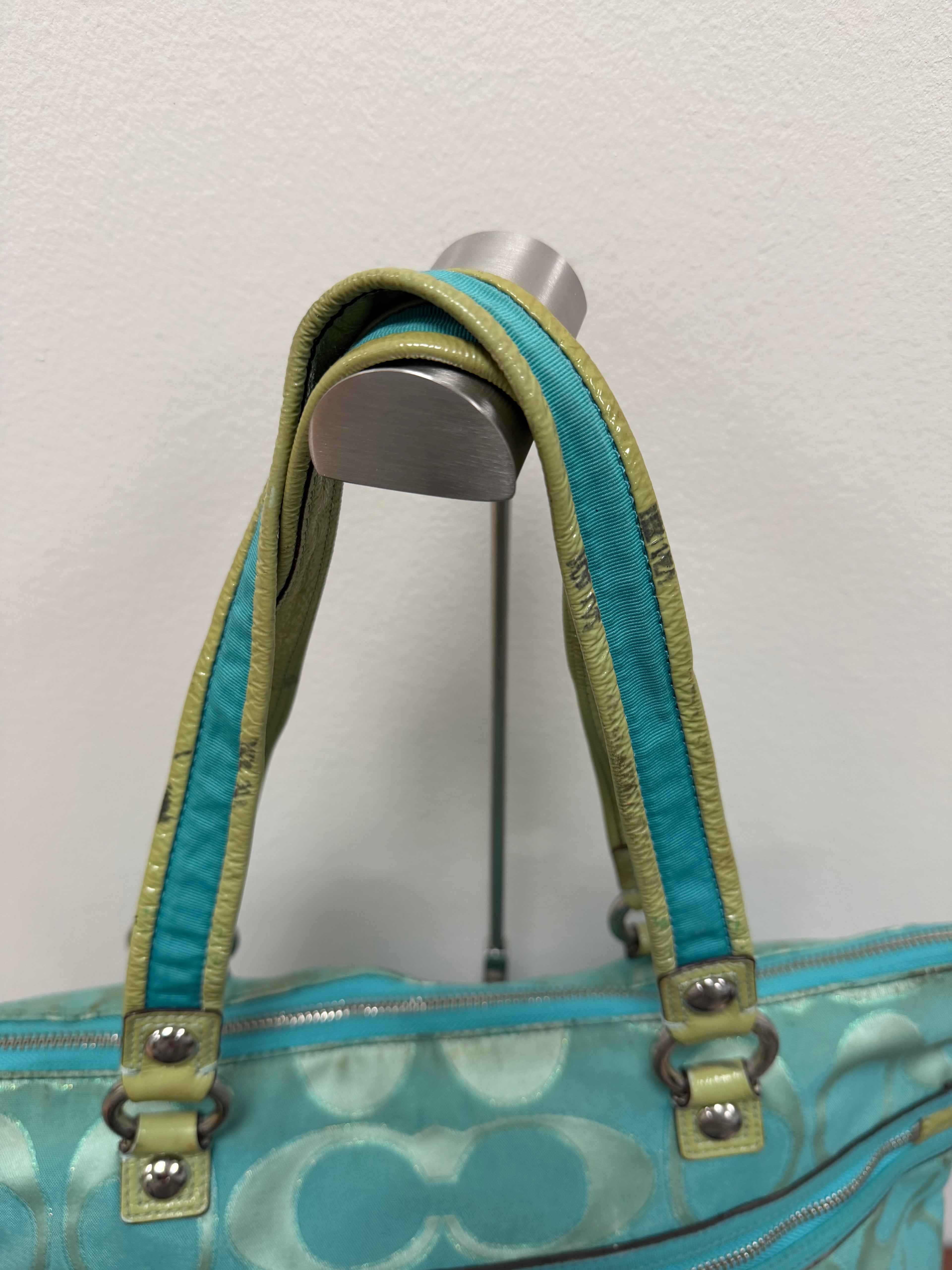 Coach Vintage Poppy signature tote bag
