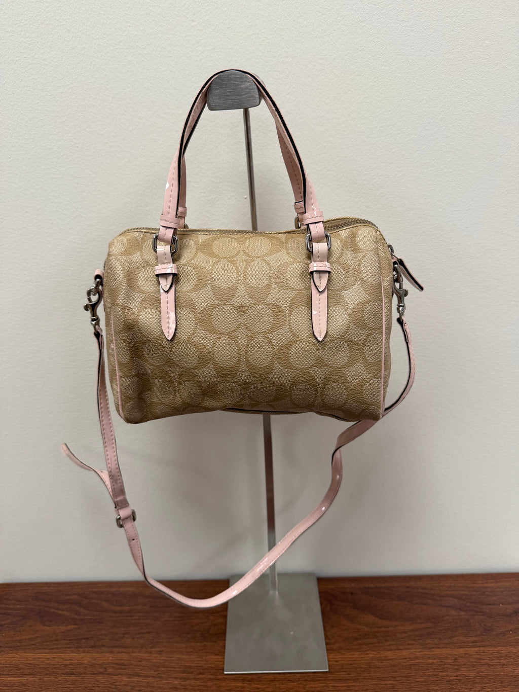 Coach Vintage mini signature satchel crossbody / handbag