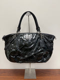 Coach Vintage black patent leather tote bag