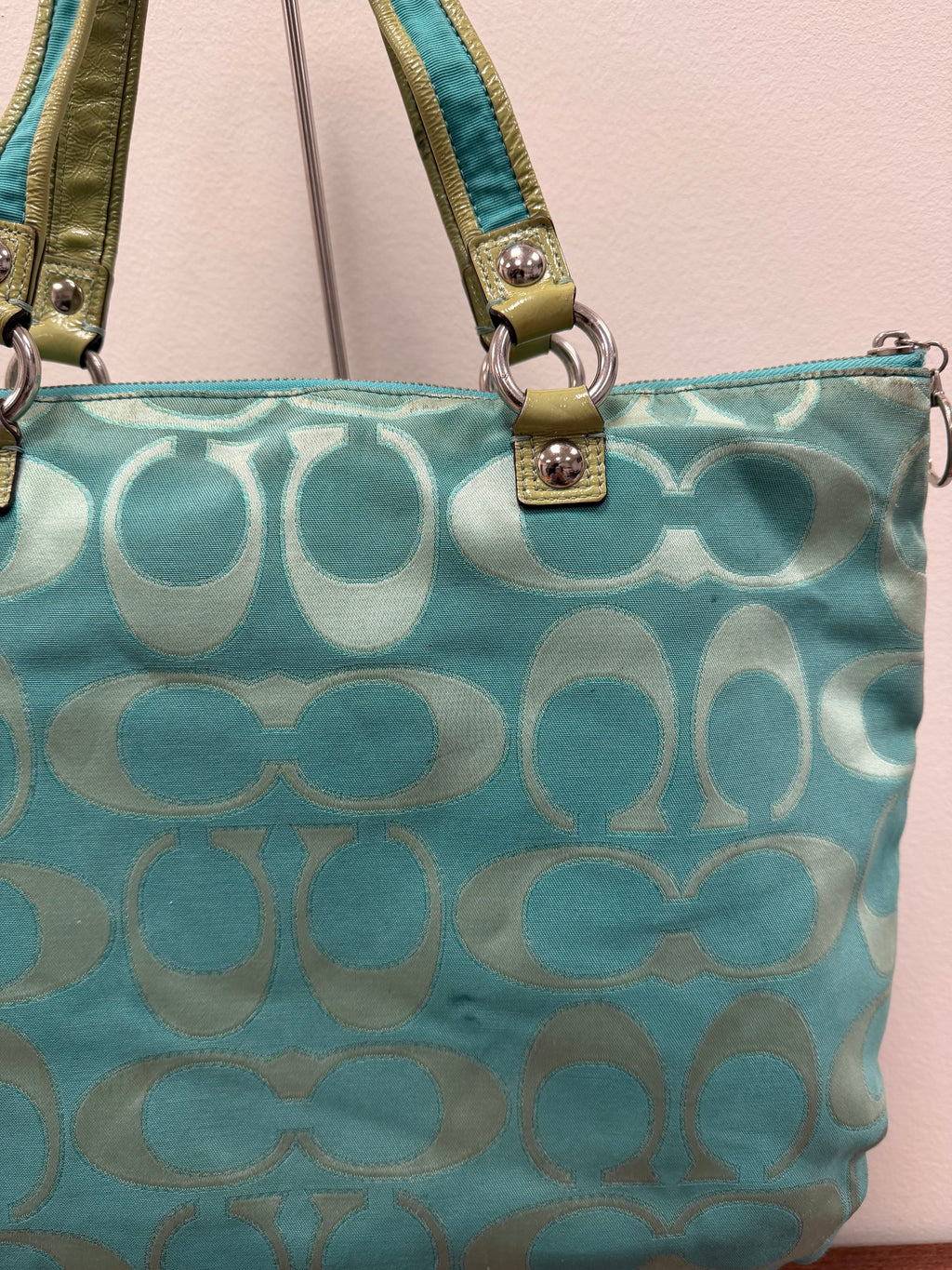 Coach Vintage Poppy signature tote bag