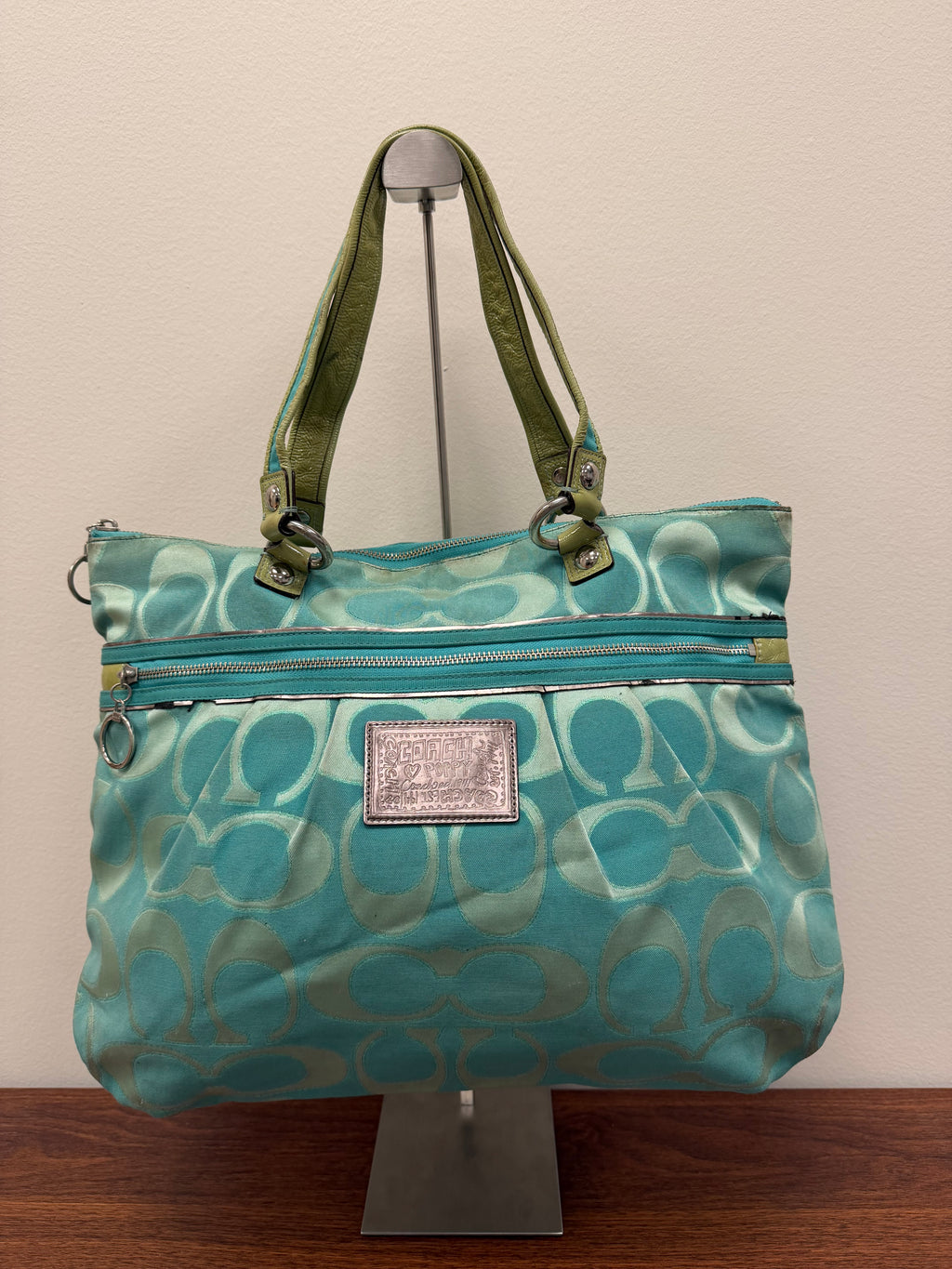 Coach Vintage Poppy signature tote bag