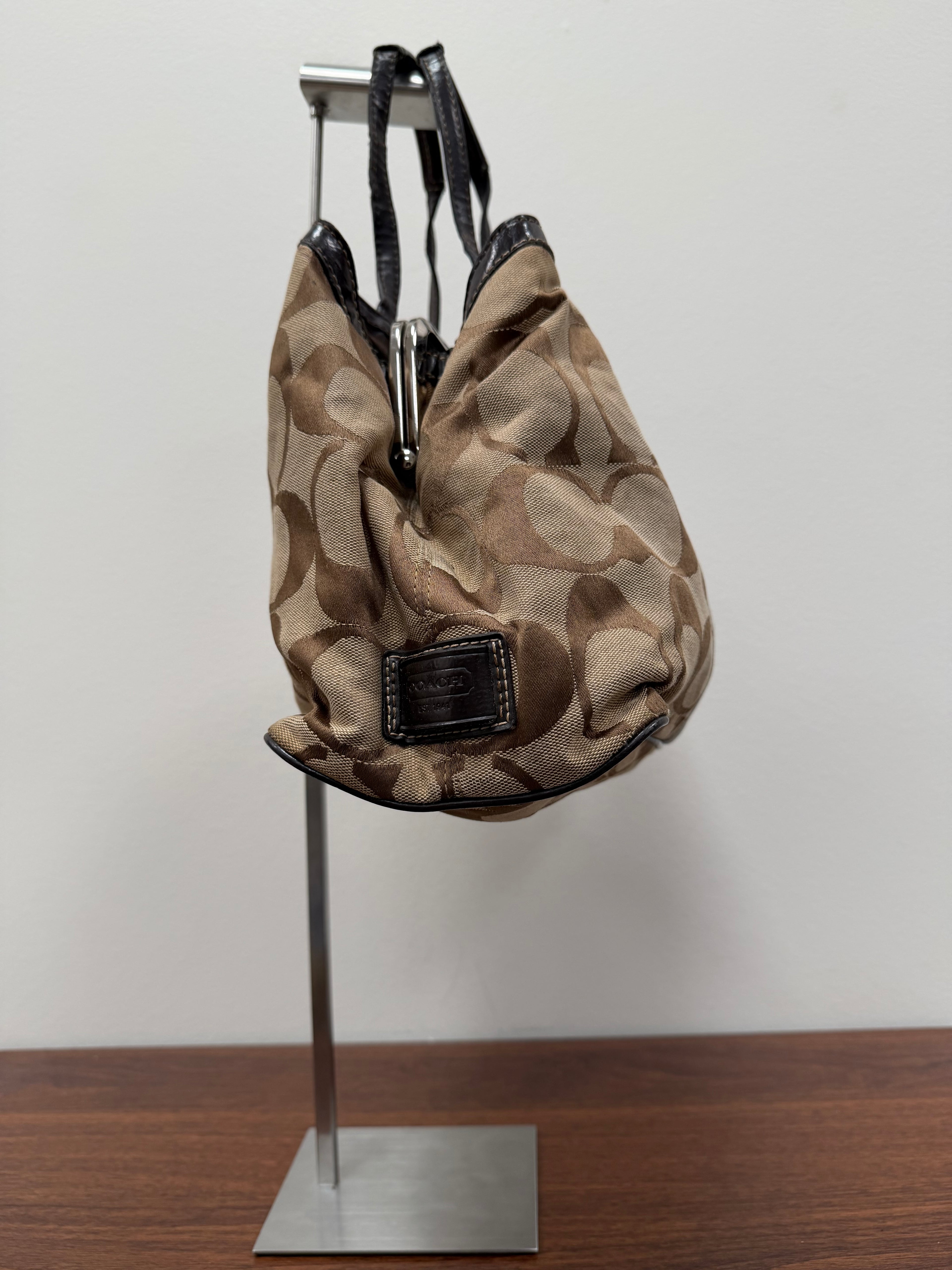 Coach Vintage signature kisslock satchel