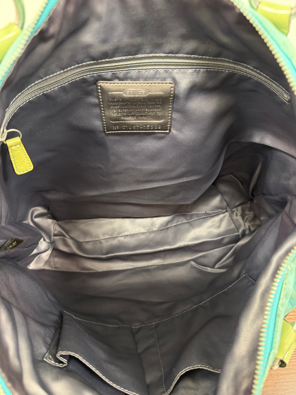 Coach Vintage Poppy signature tote bag