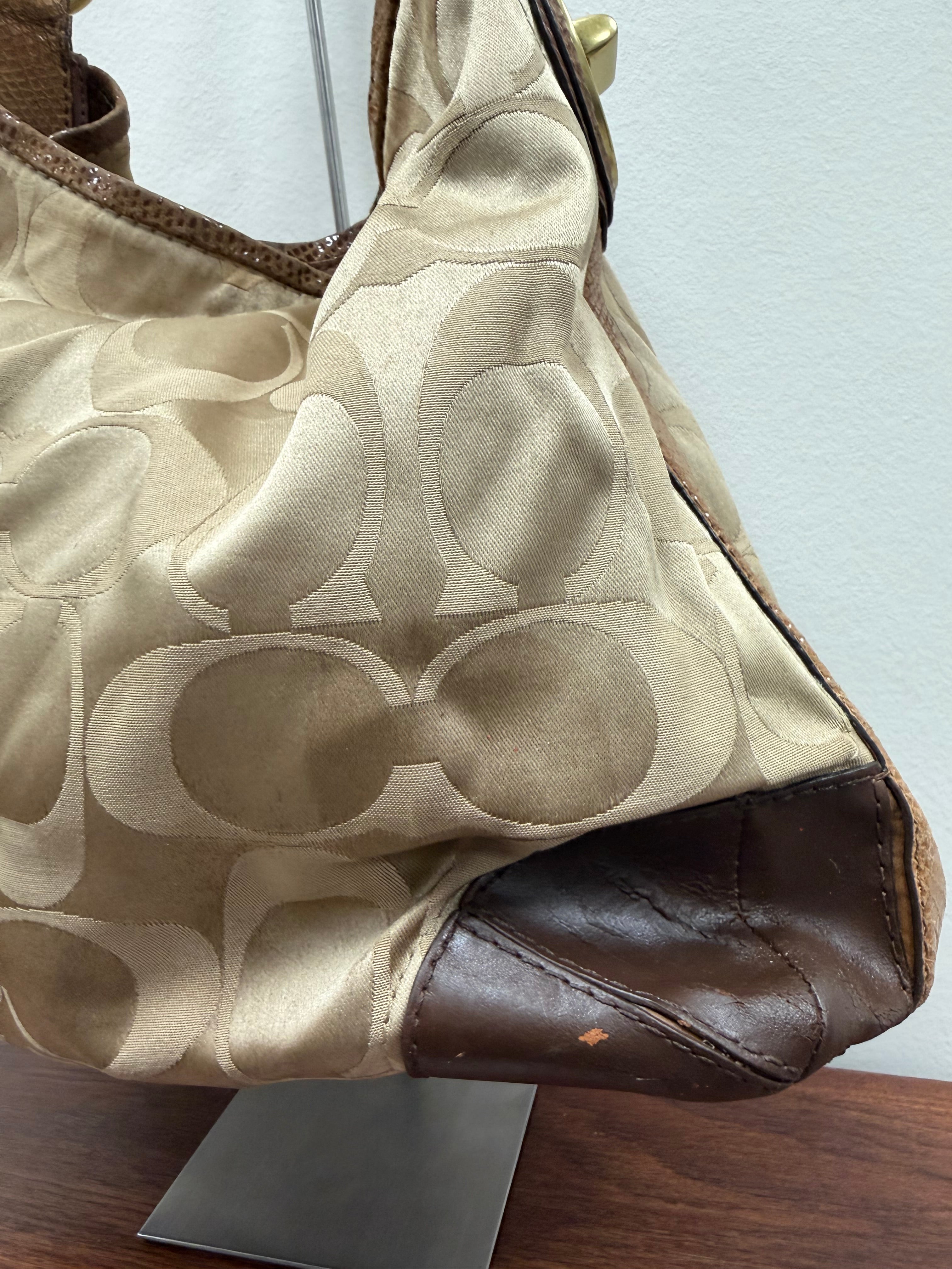 Coach Vintage signature Zoe hobo bag