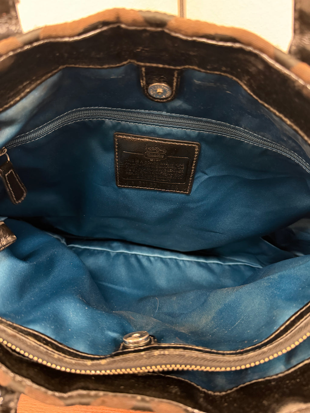 Coach Vintage signature Sabrina style satchel