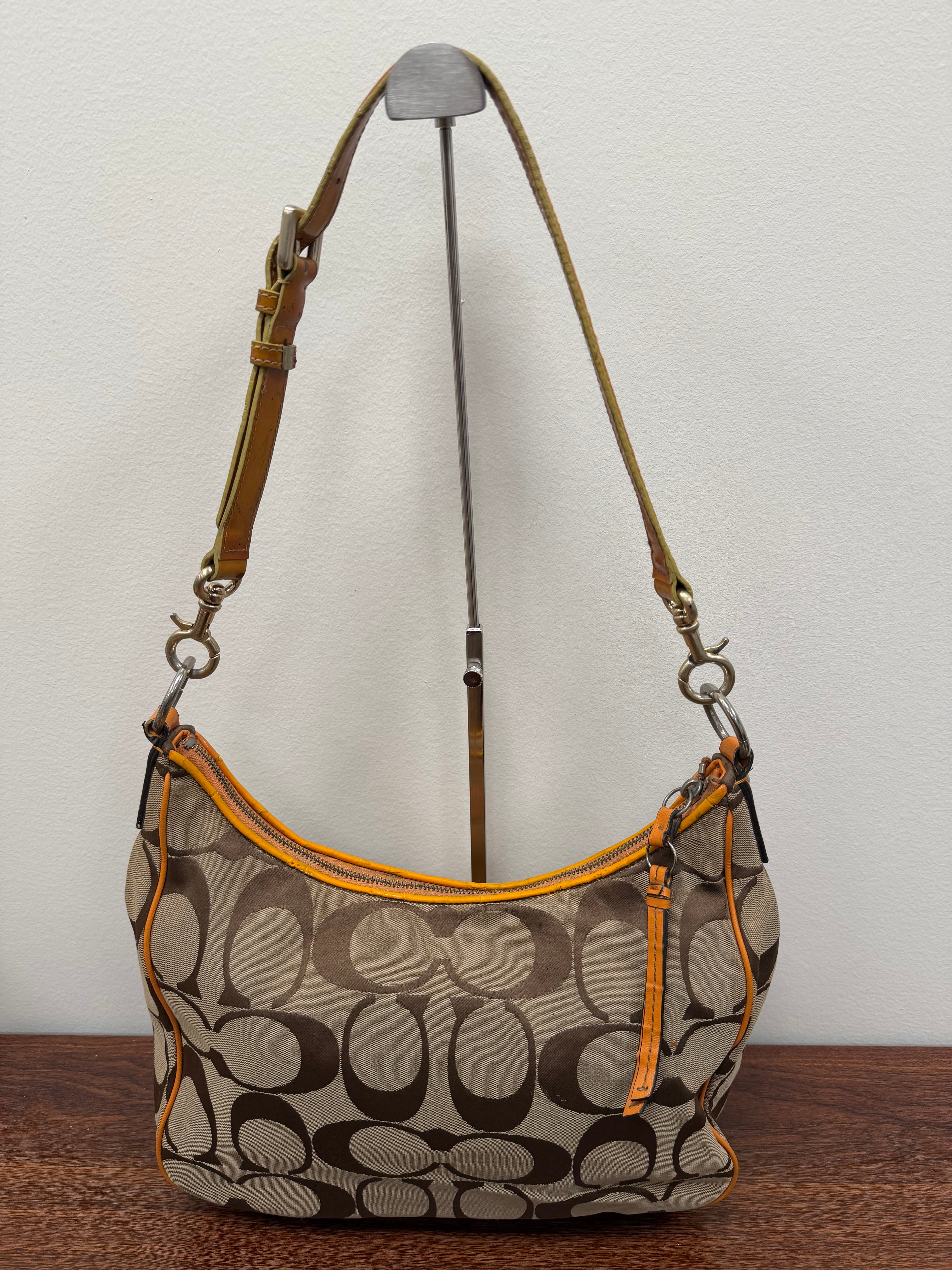Coach Vintage signature hobo shoulder bag