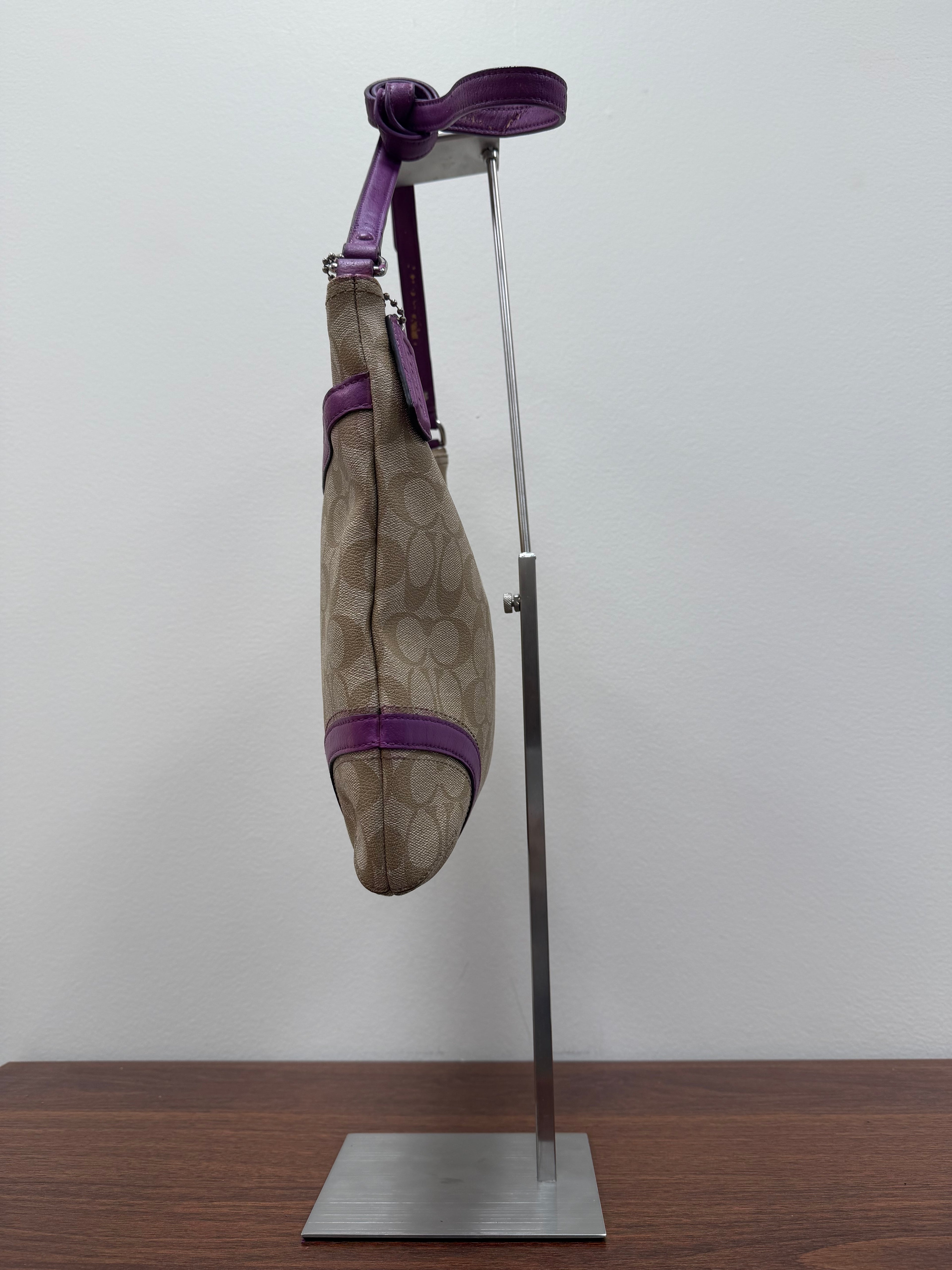 Coach Vintage signature stripe crossbody bag