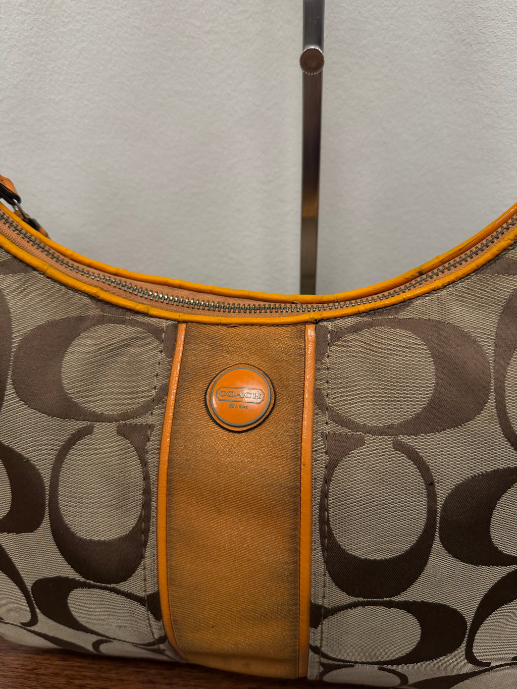 Coach Vintage signature hobo shoulder bag
