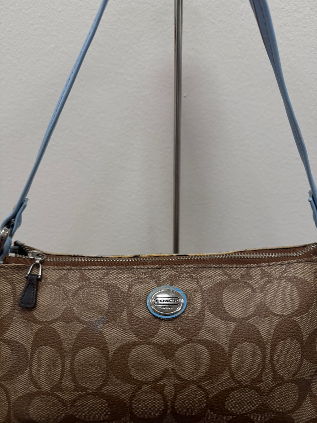 Coach Vintage signature small barrel bag