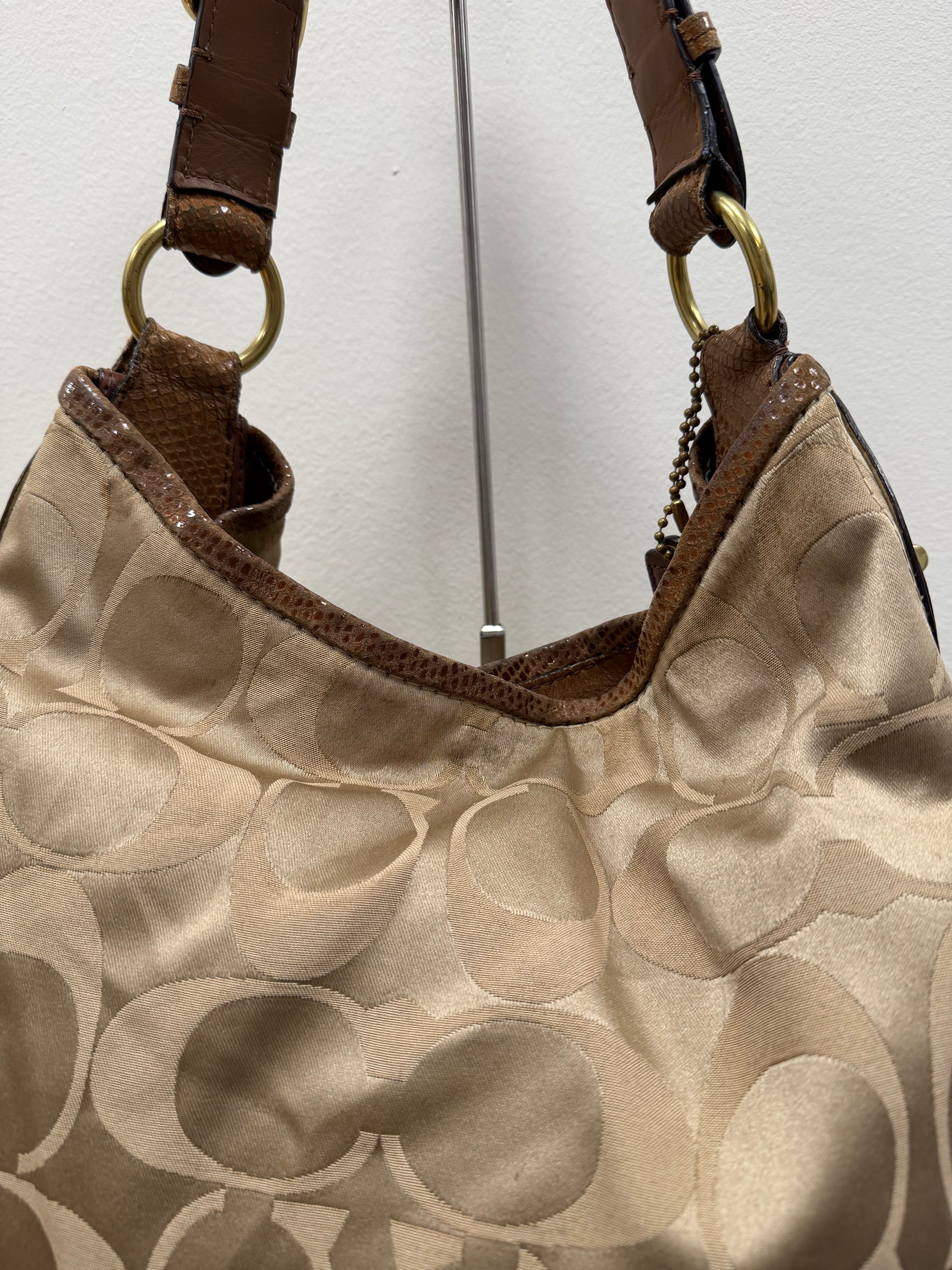 Coach Vintage signature Zoe hobo bag