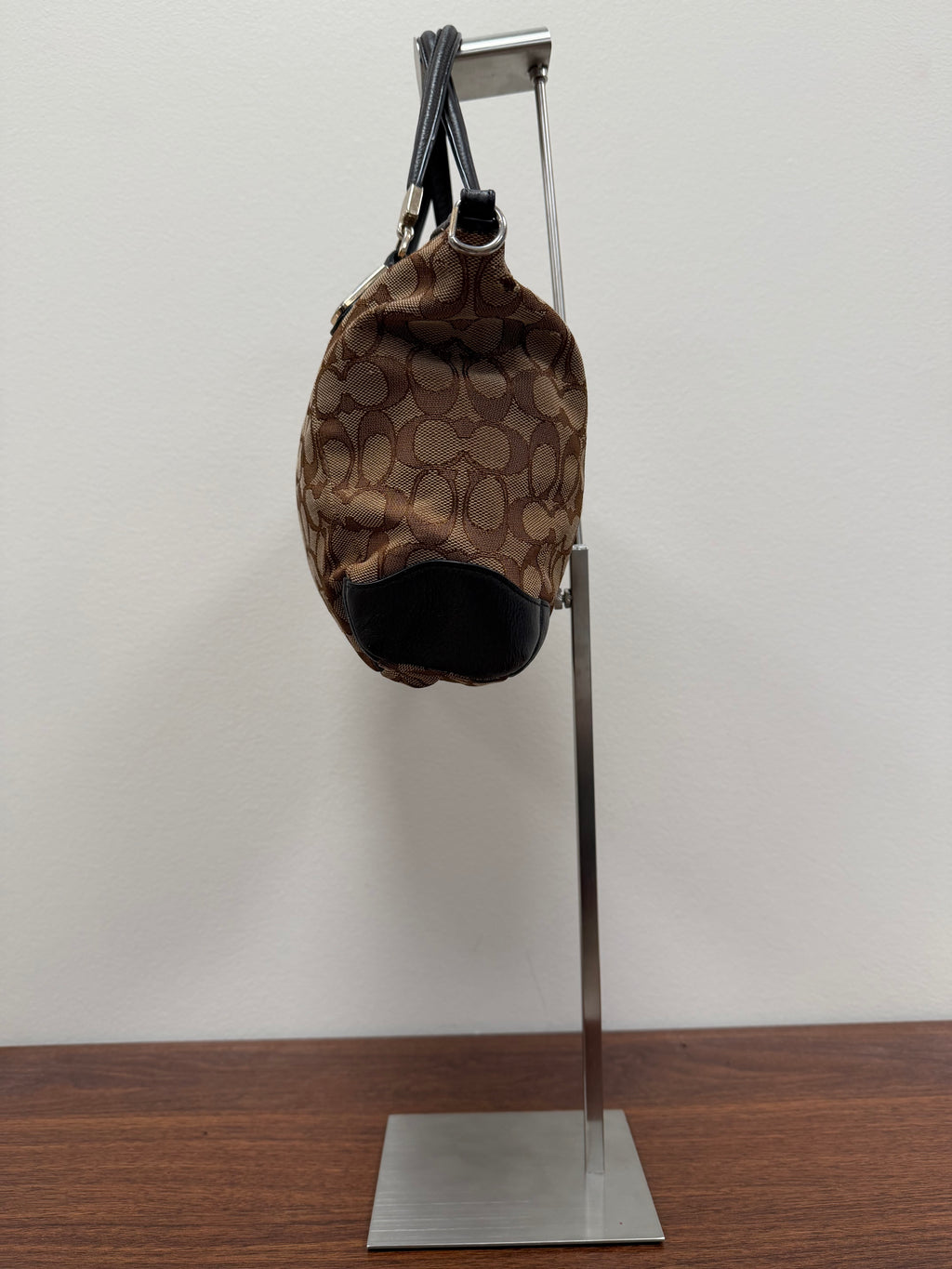 Coach Vintage  East/West signature zipper tote bag