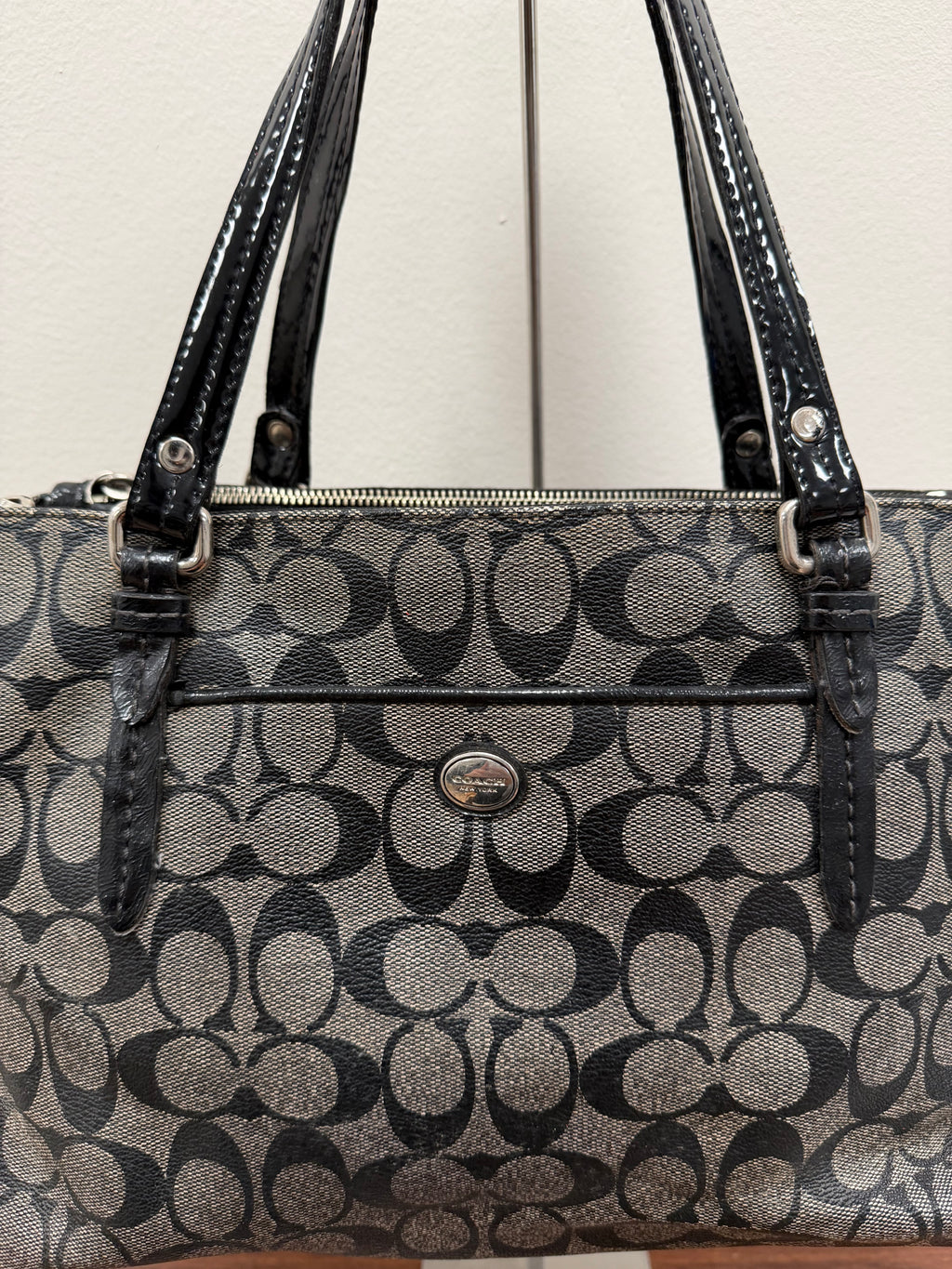 Coach Vintage signature satchel tote