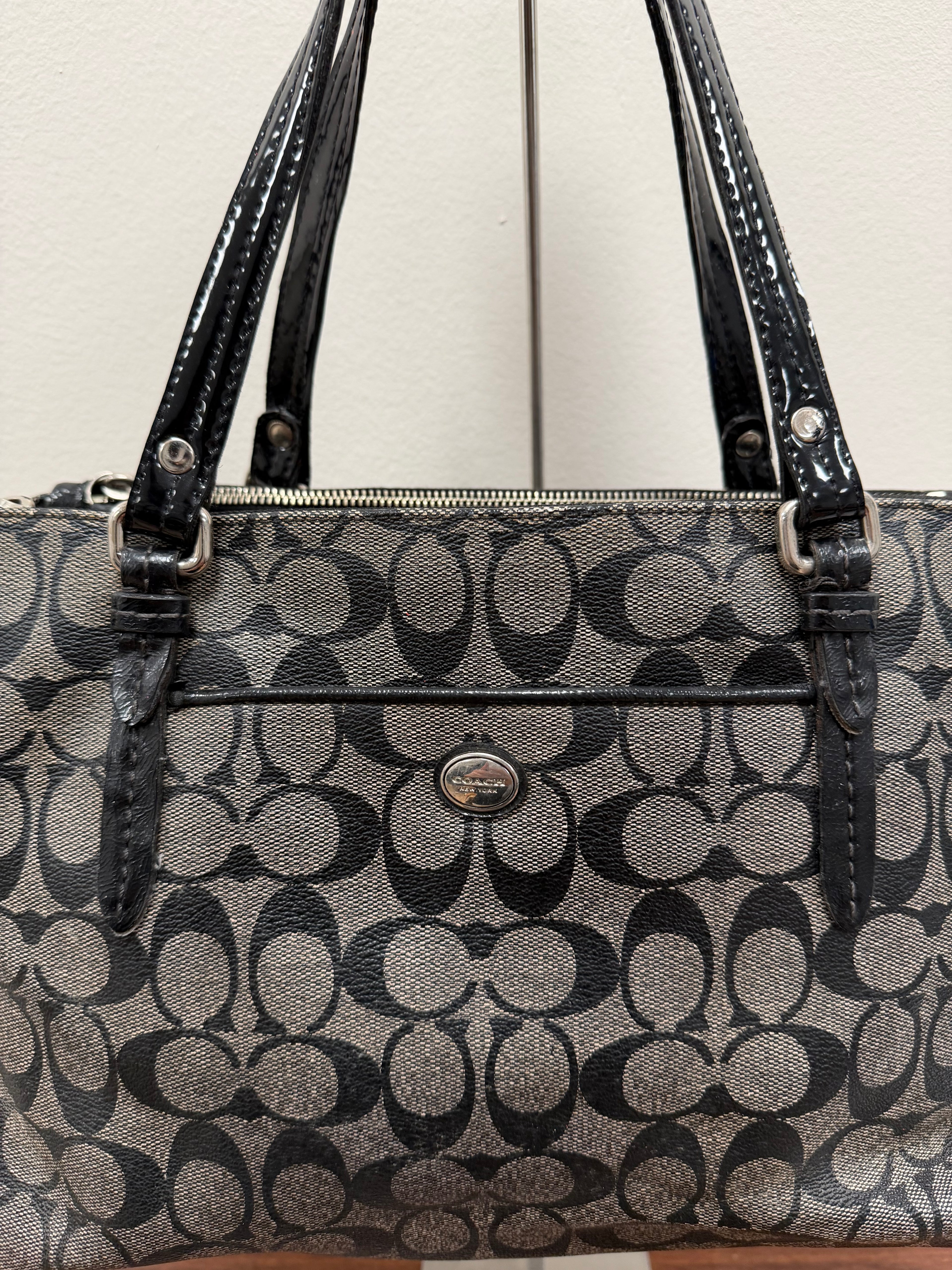 Coach Vintage signature satchel tote