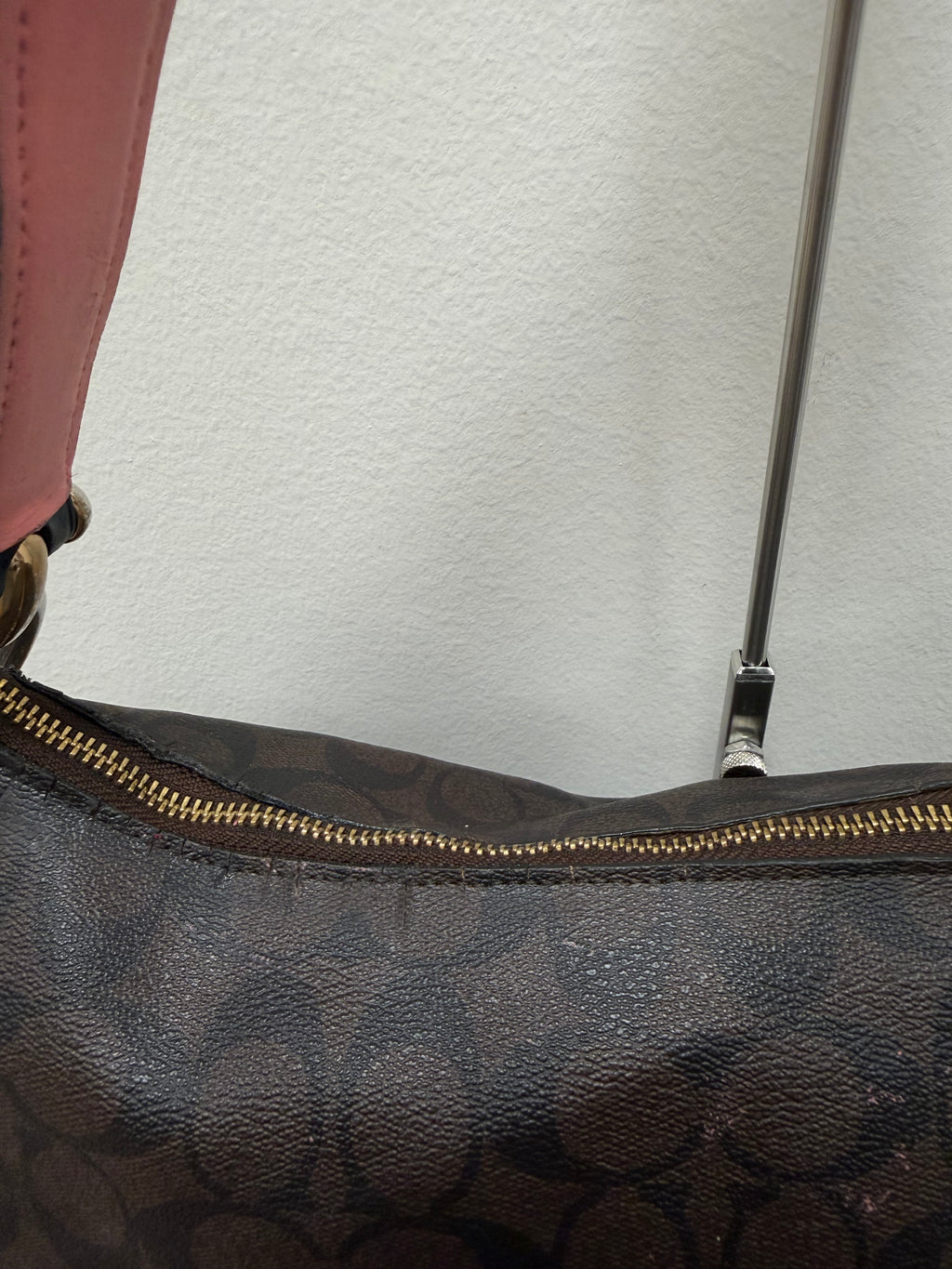 Coach Vintage signature brown shoulder bag