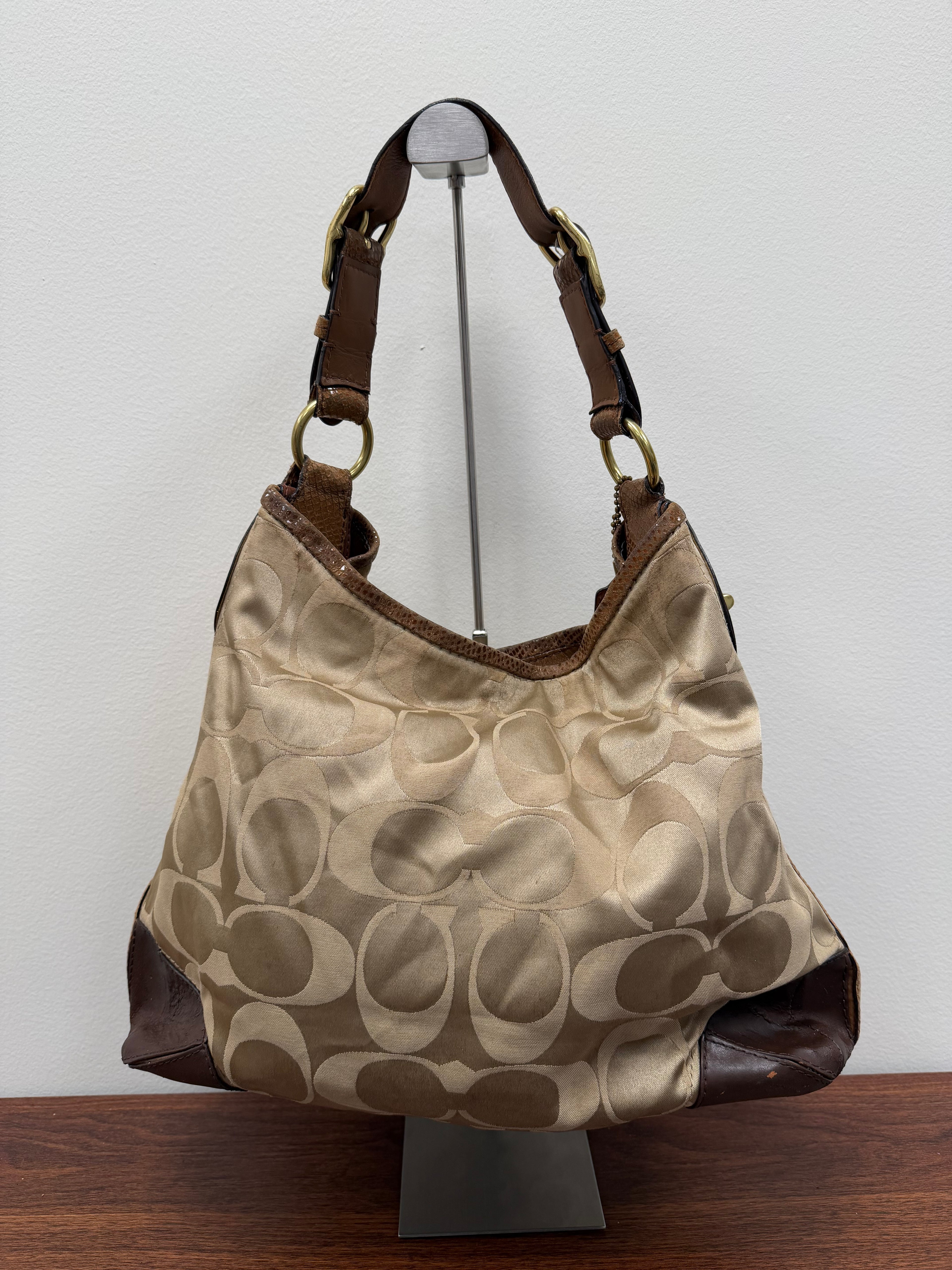 Coach Vintage signature Zoe hobo bag