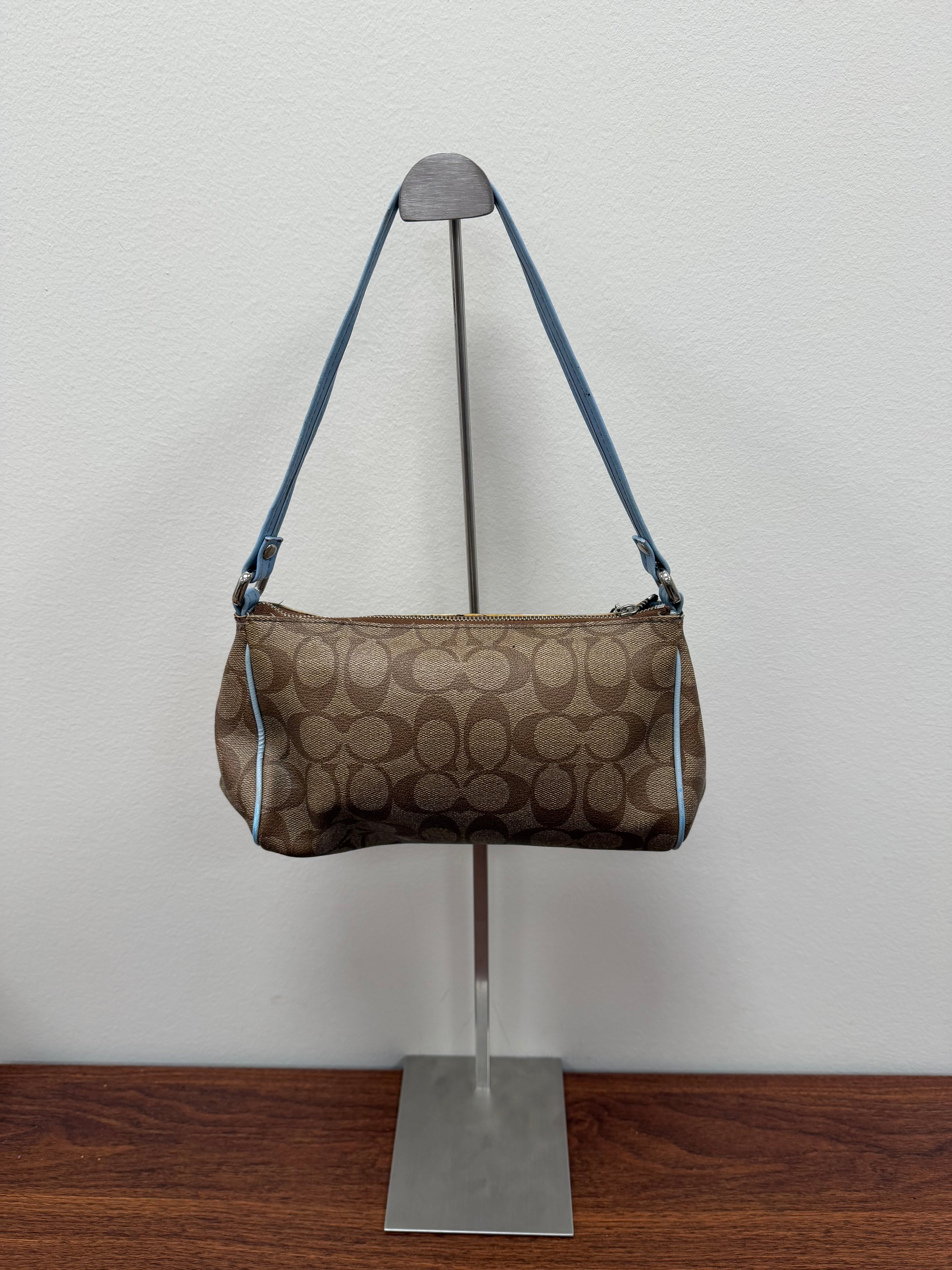 Coach Vintage signature small barrel bag