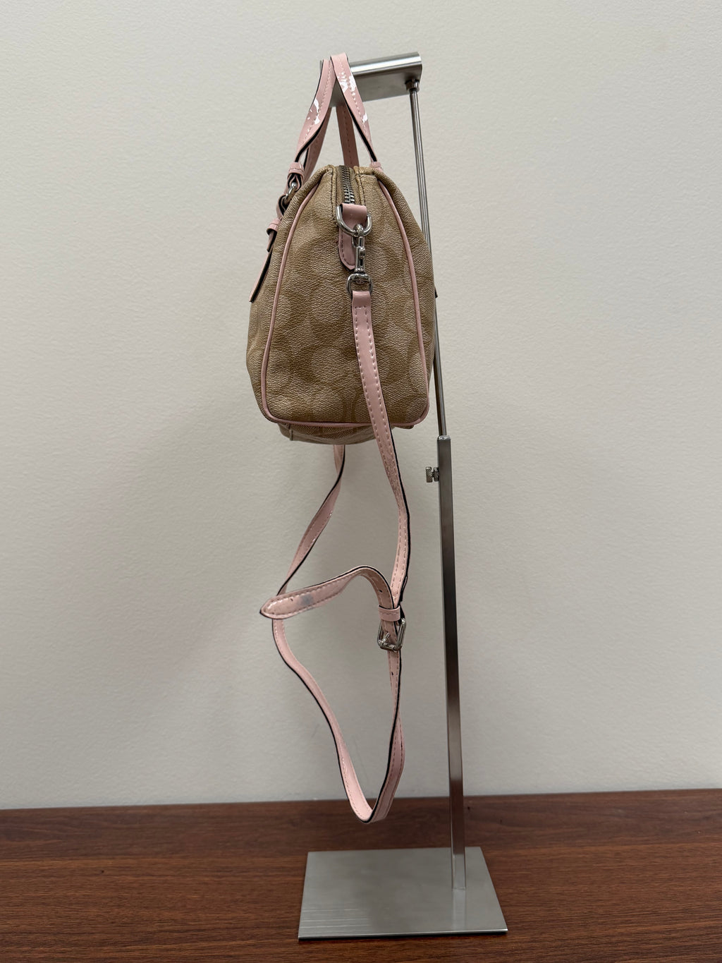 Coach Vintage mini signature satchel crossbody / handbag