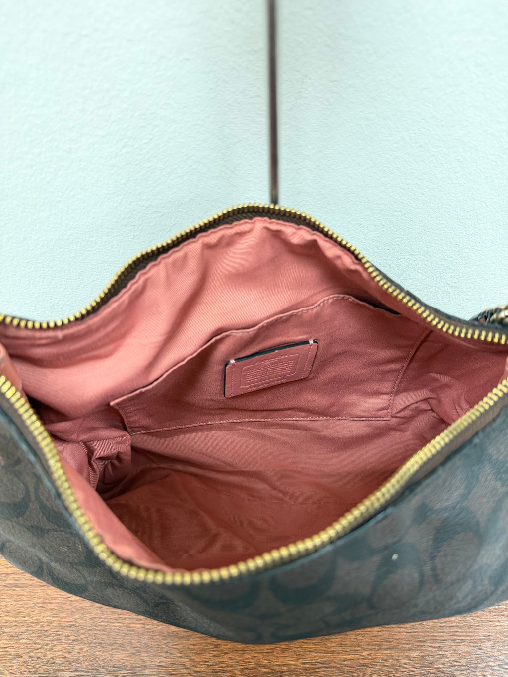 Coach Vintage signature brown shoulder bag