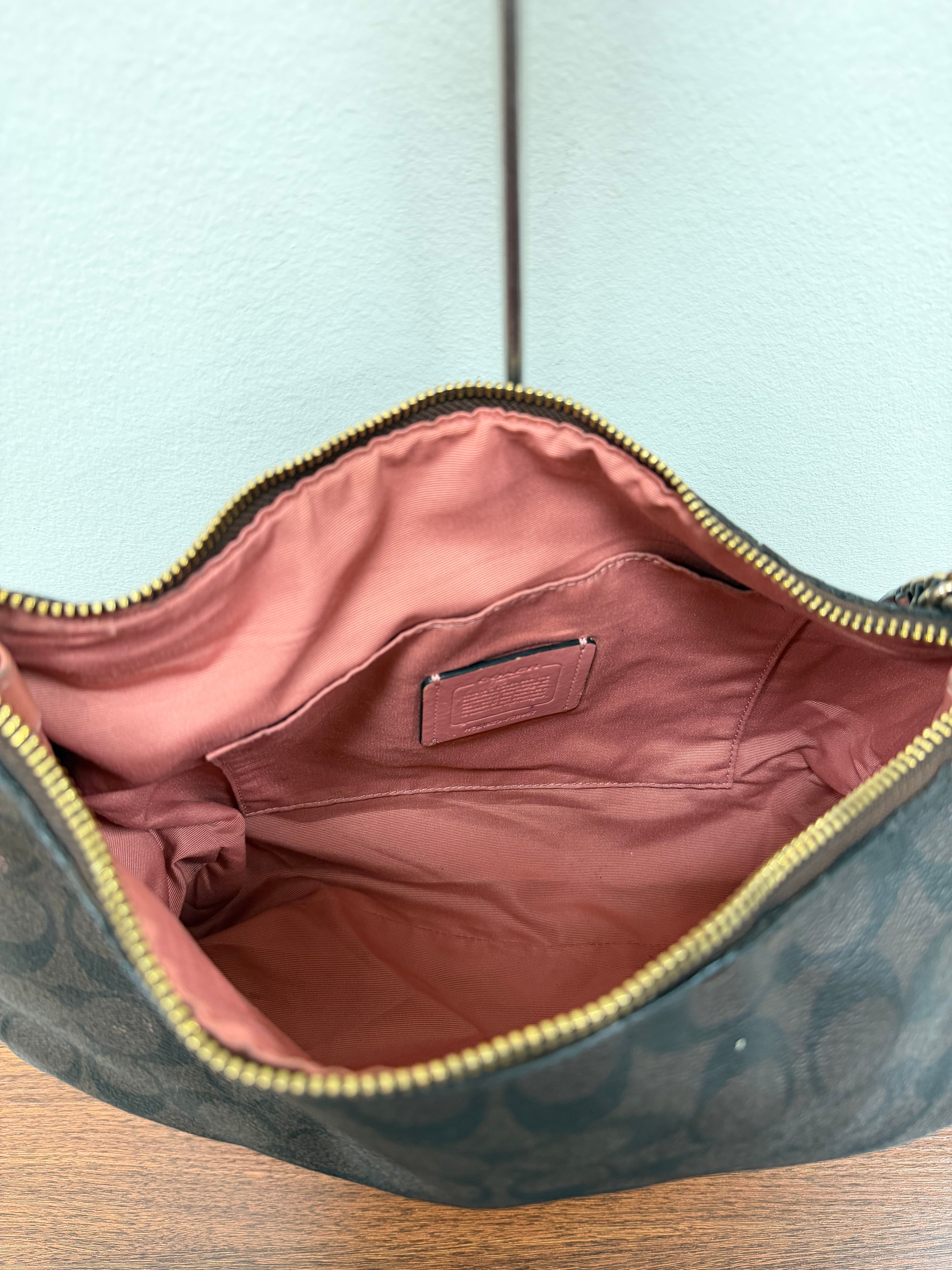 Coach Vintage signature brown shoulder bag