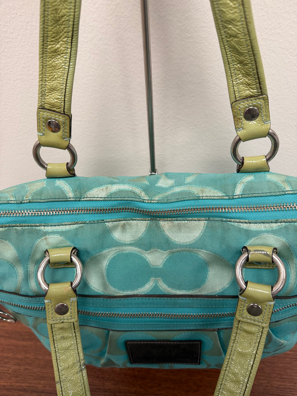 Coach Vintage Poppy signature tote bag