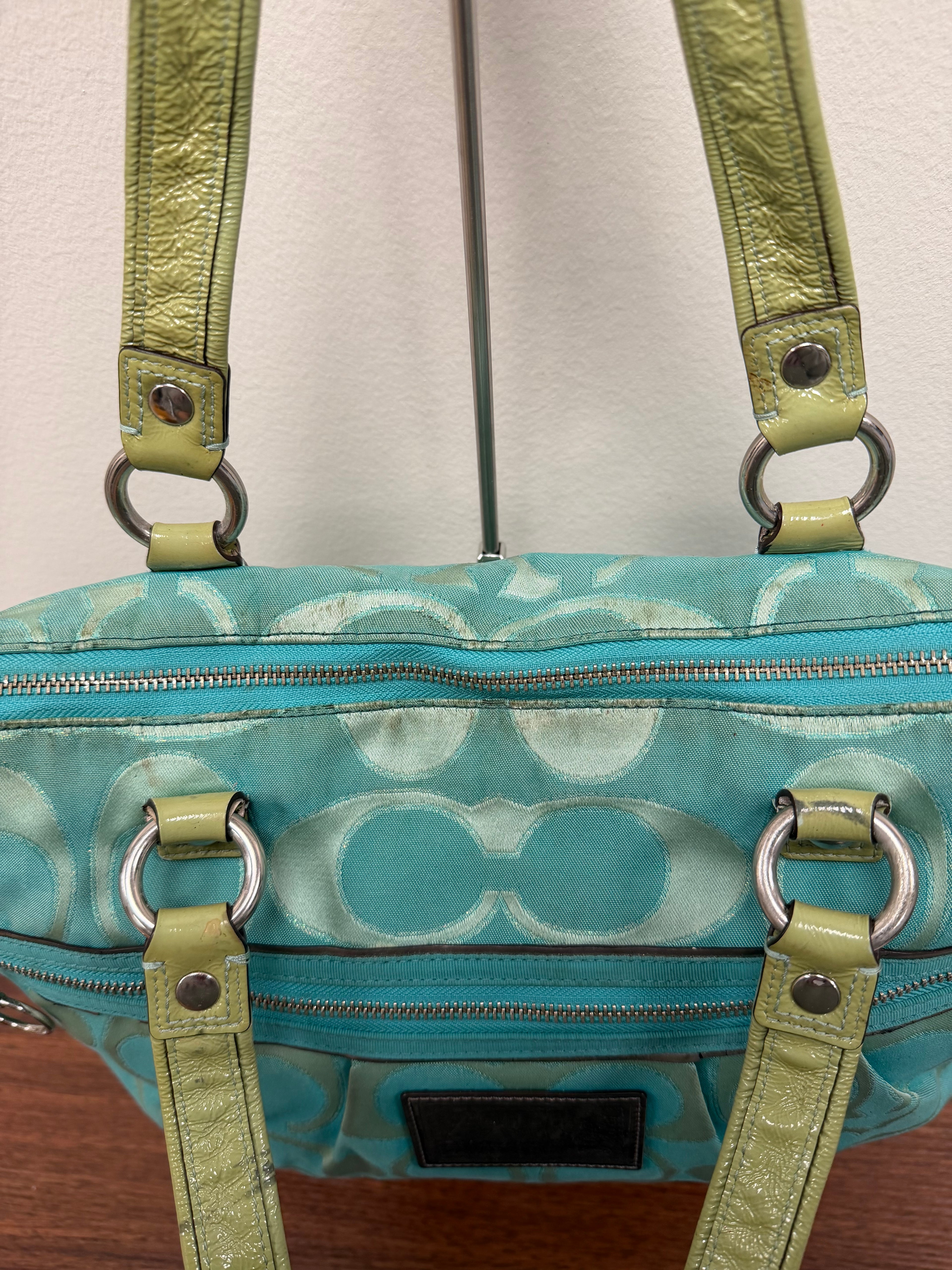 Coach Vintage Poppy signature tote bag