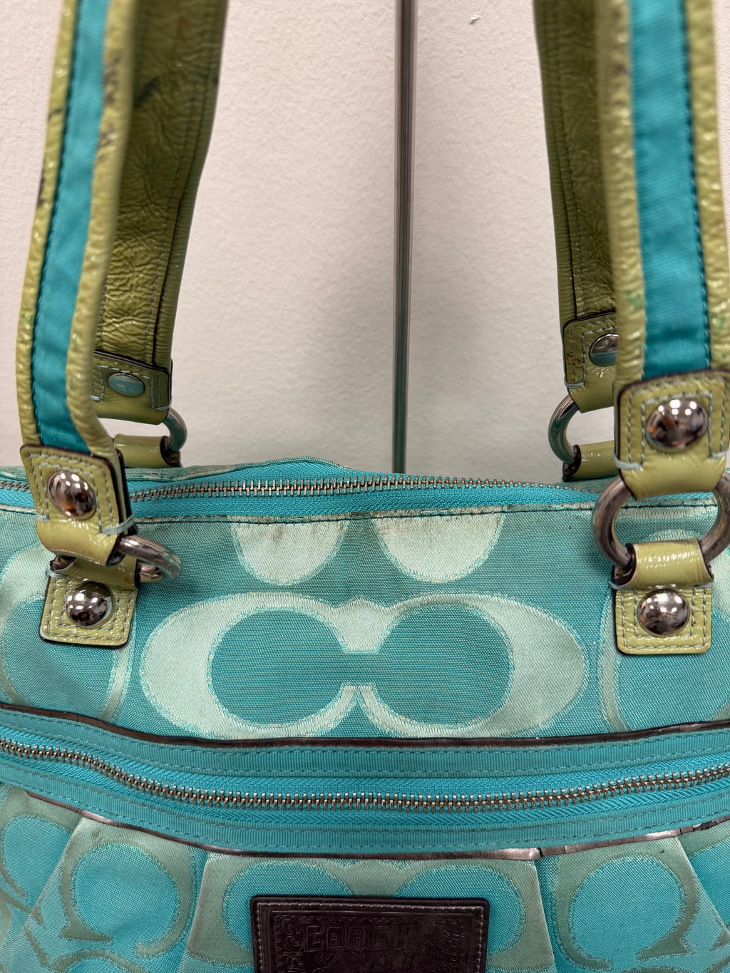 Coach Vintage Poppy signature tote bag