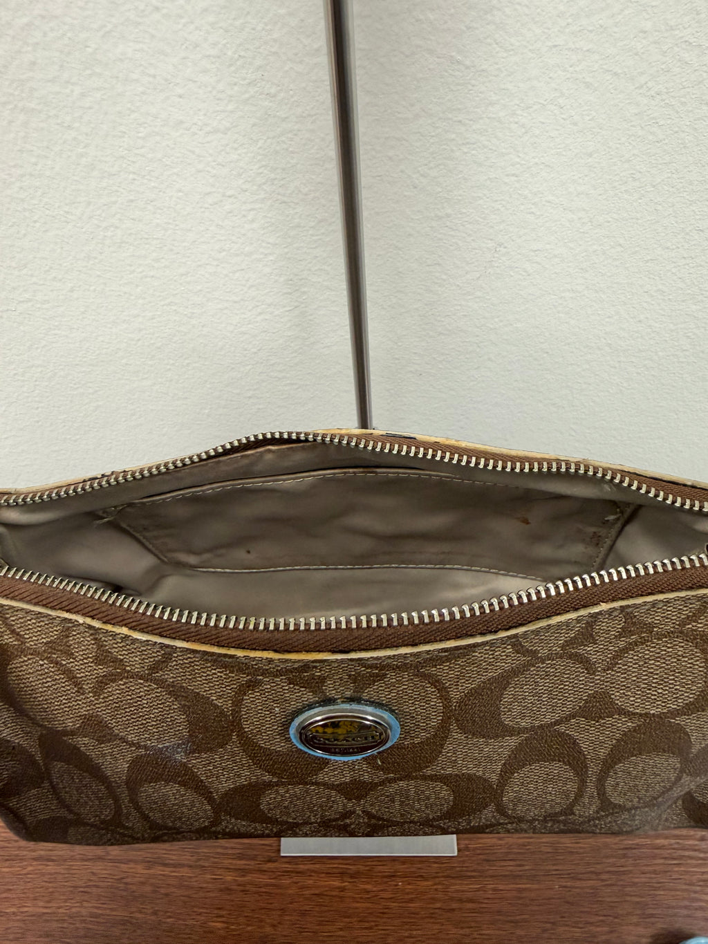 Coach Vintage signature small barrel bag