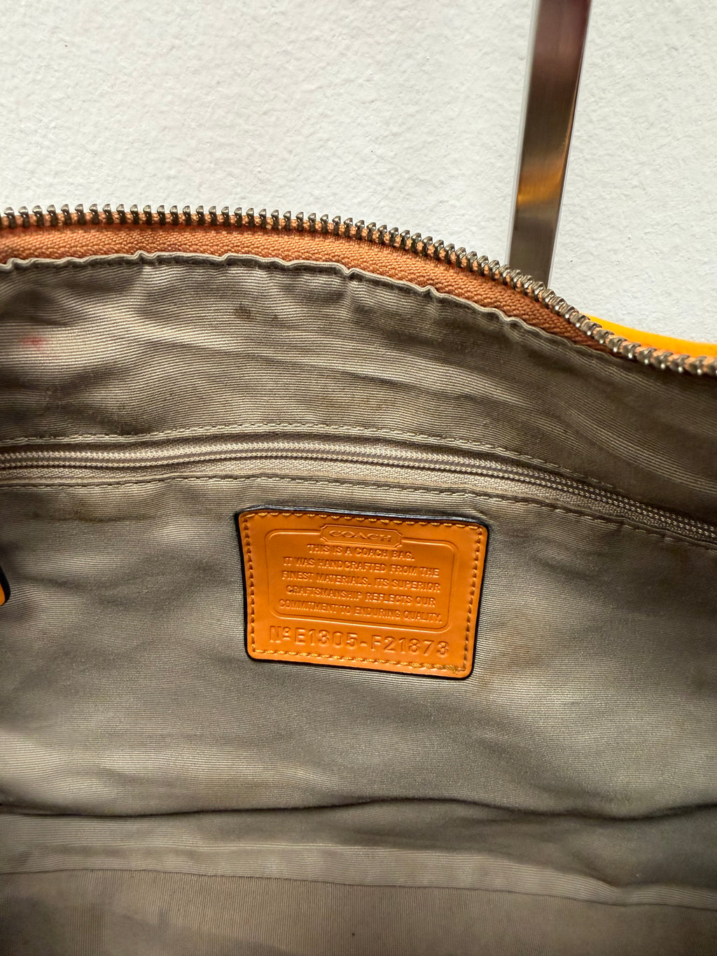 Coach Vintage signature hobo shoulder bag