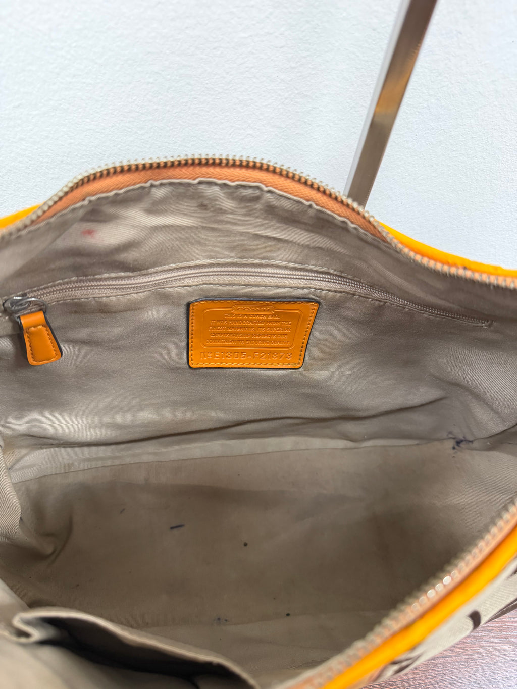 Coach Vintage signature hobo shoulder bag