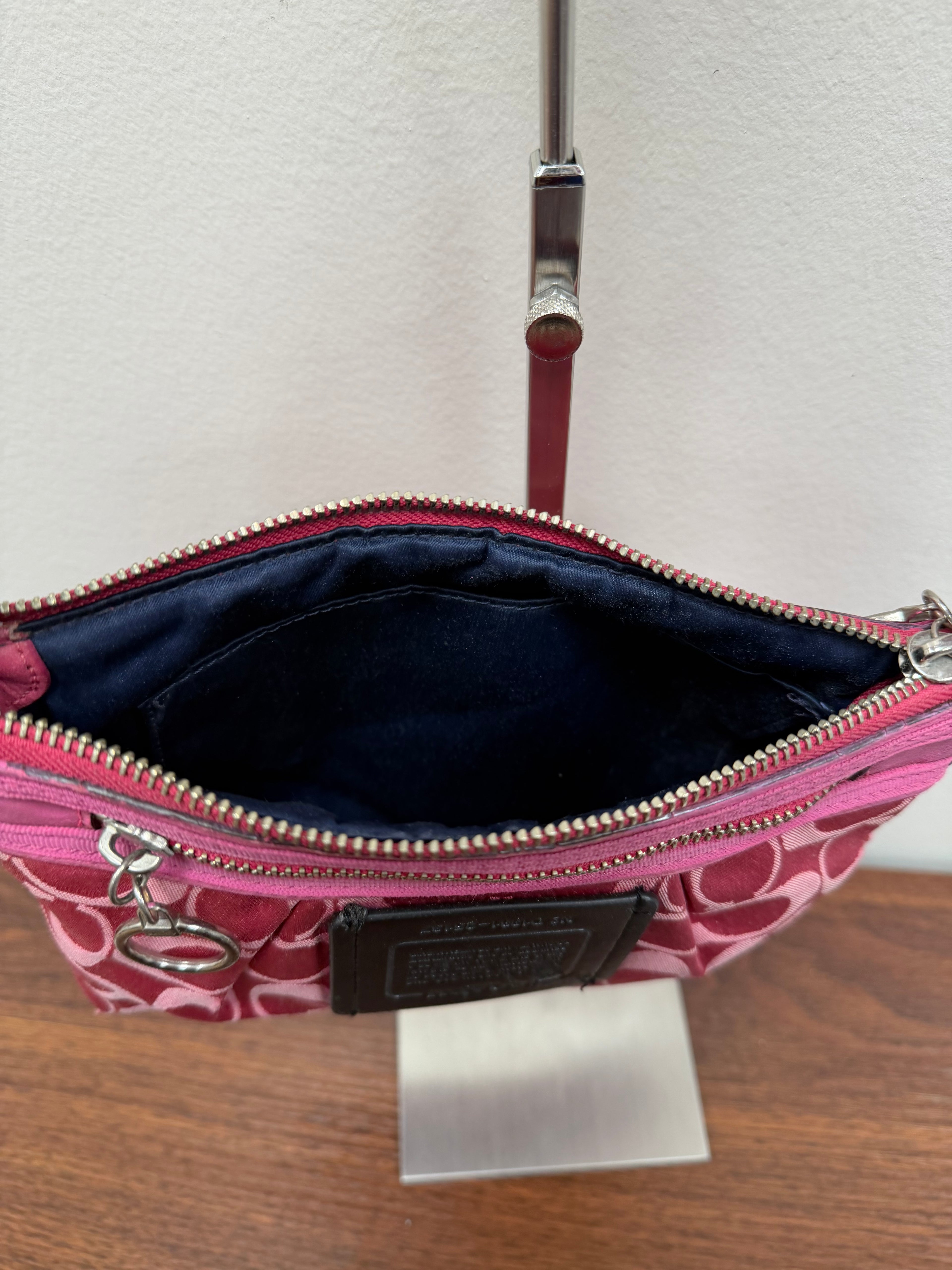 Coach Vintage pink signature small crossbody