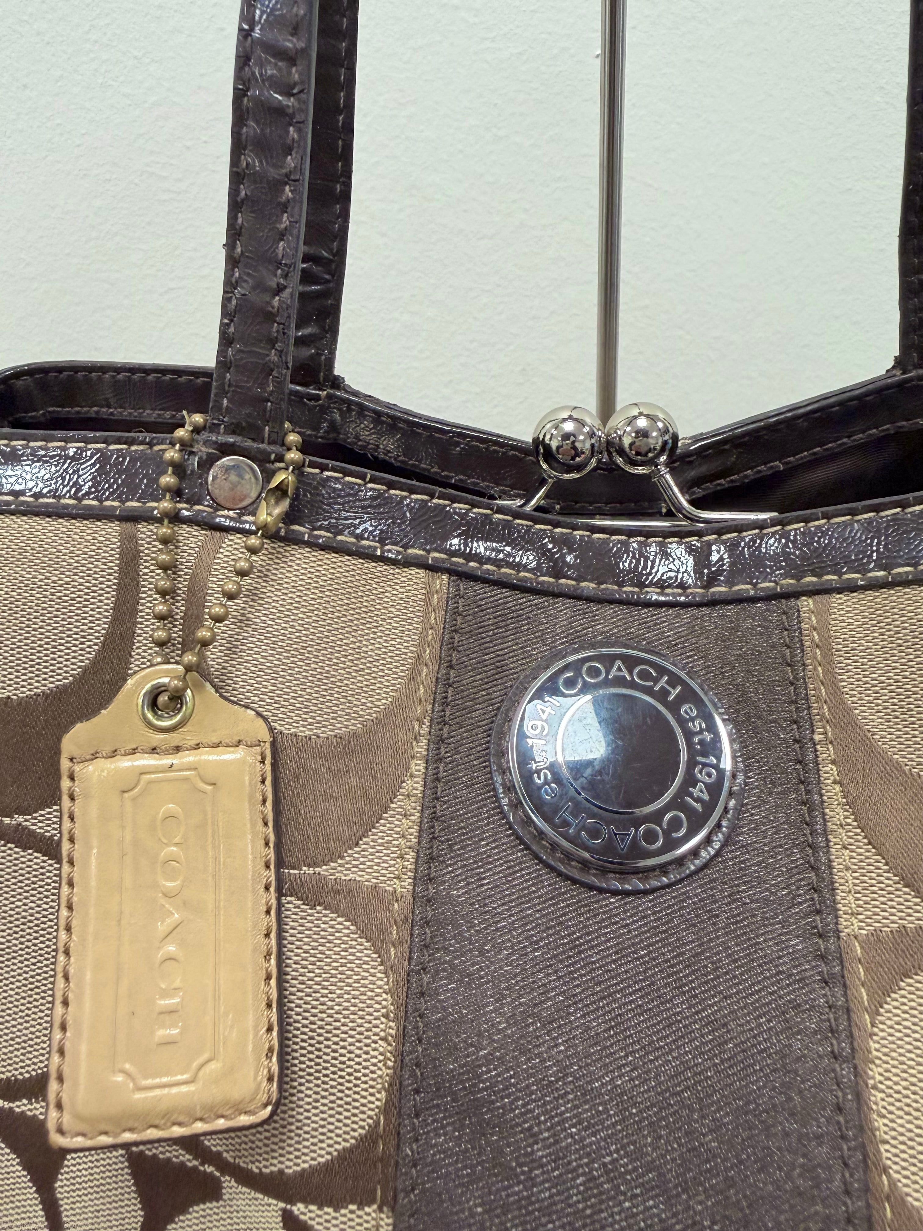 Coach Vintage signature canvas Tote Bag